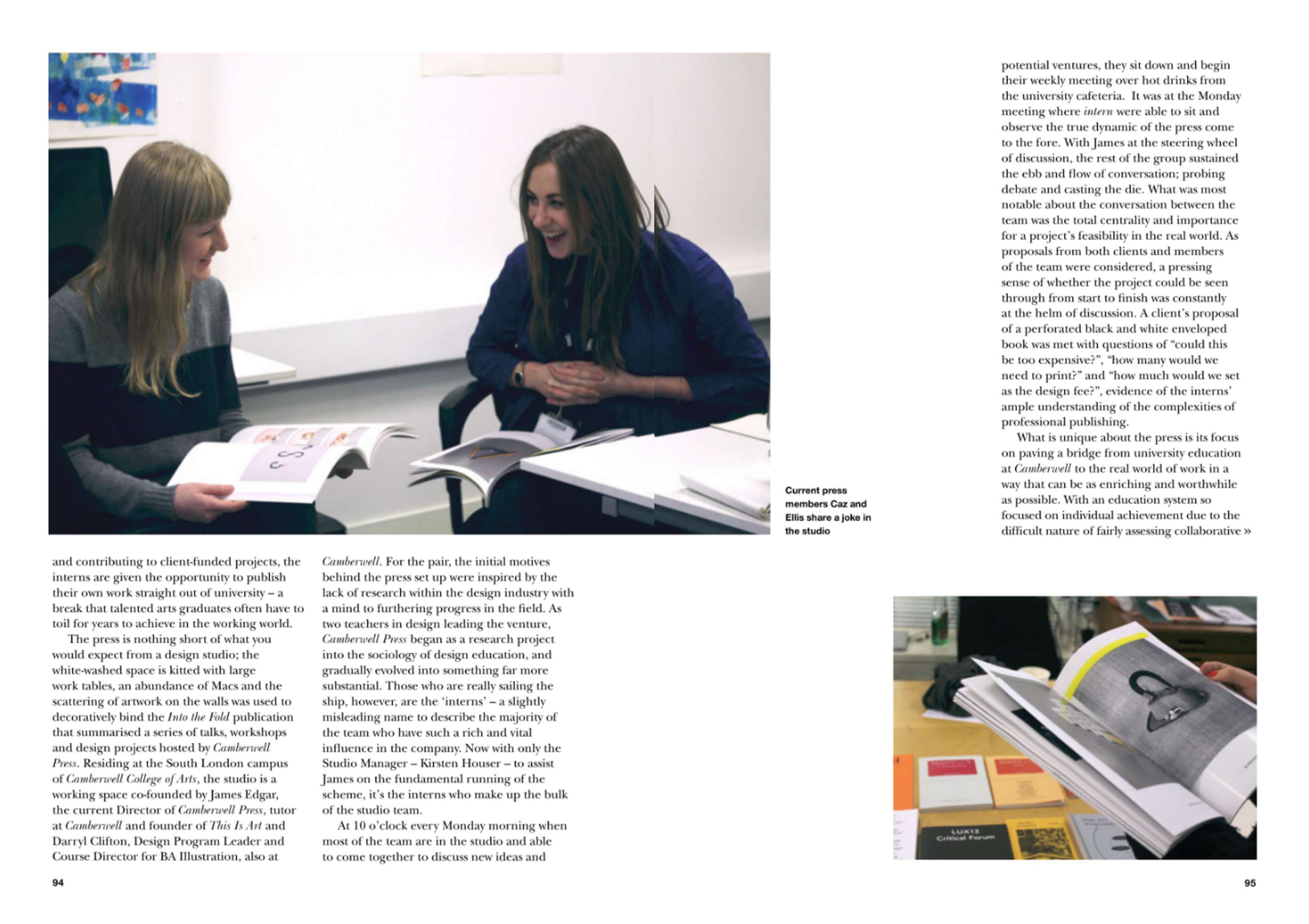 'Test Run' - Intern Magazine - Issue Three by Hannah Sargeant