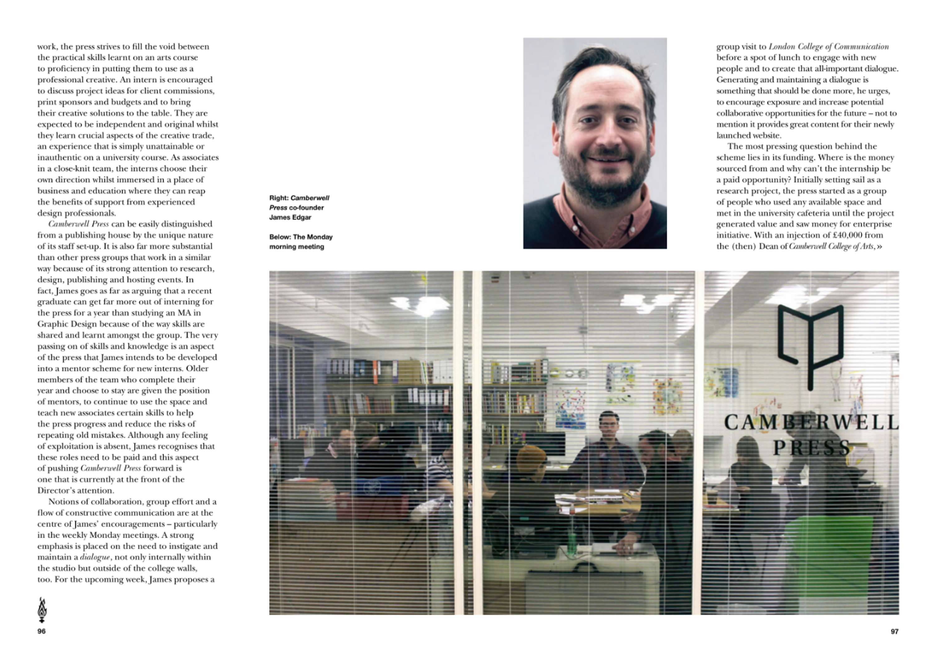 'Test Run' - Intern Magazine - Issue Three by Hannah Sargeant