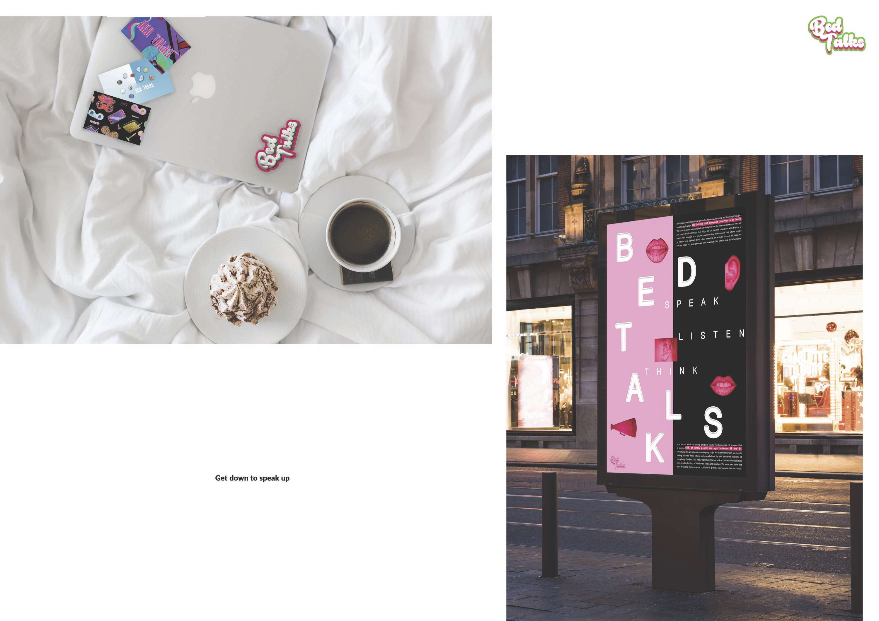 Bed Talks App Concept & Design by Laura Bilsby
