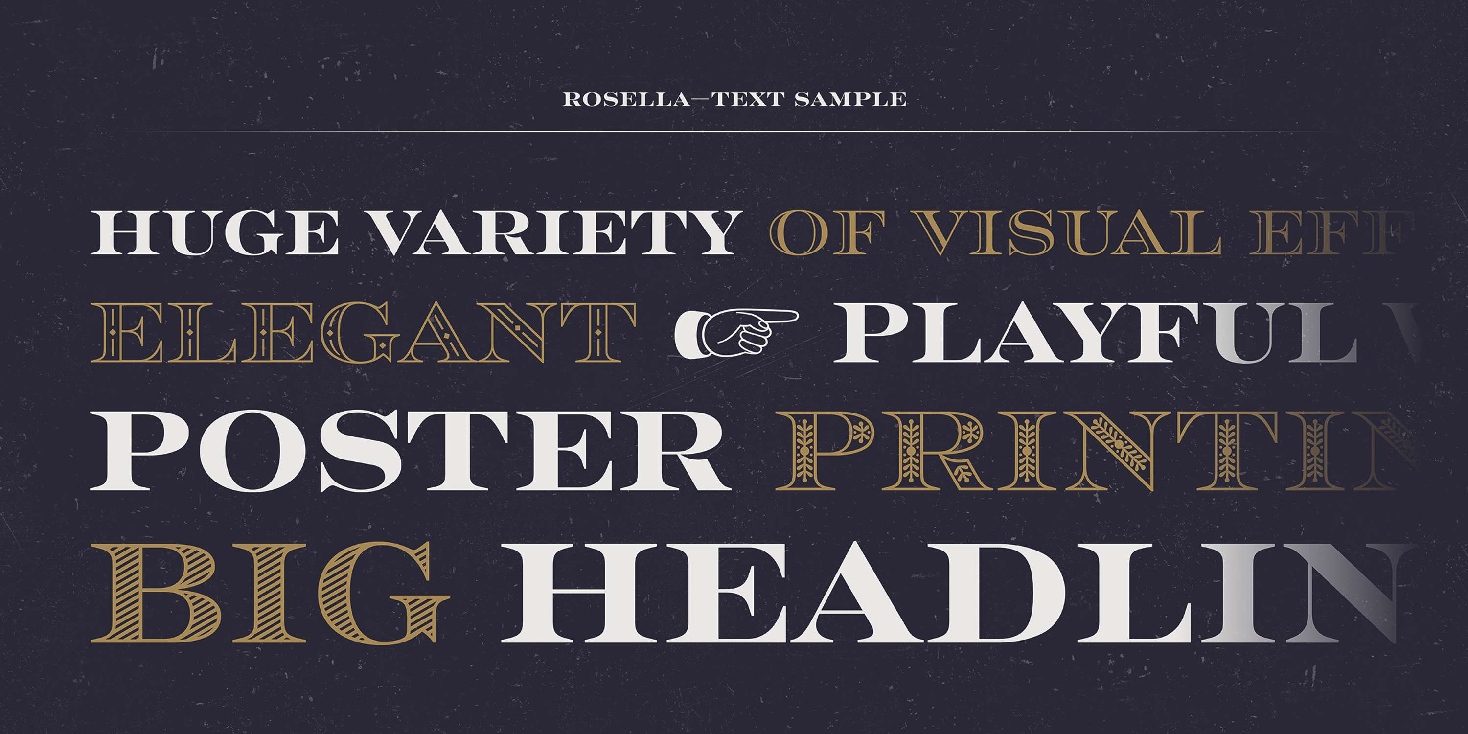 Rosella Typeface by Sabina Chipara