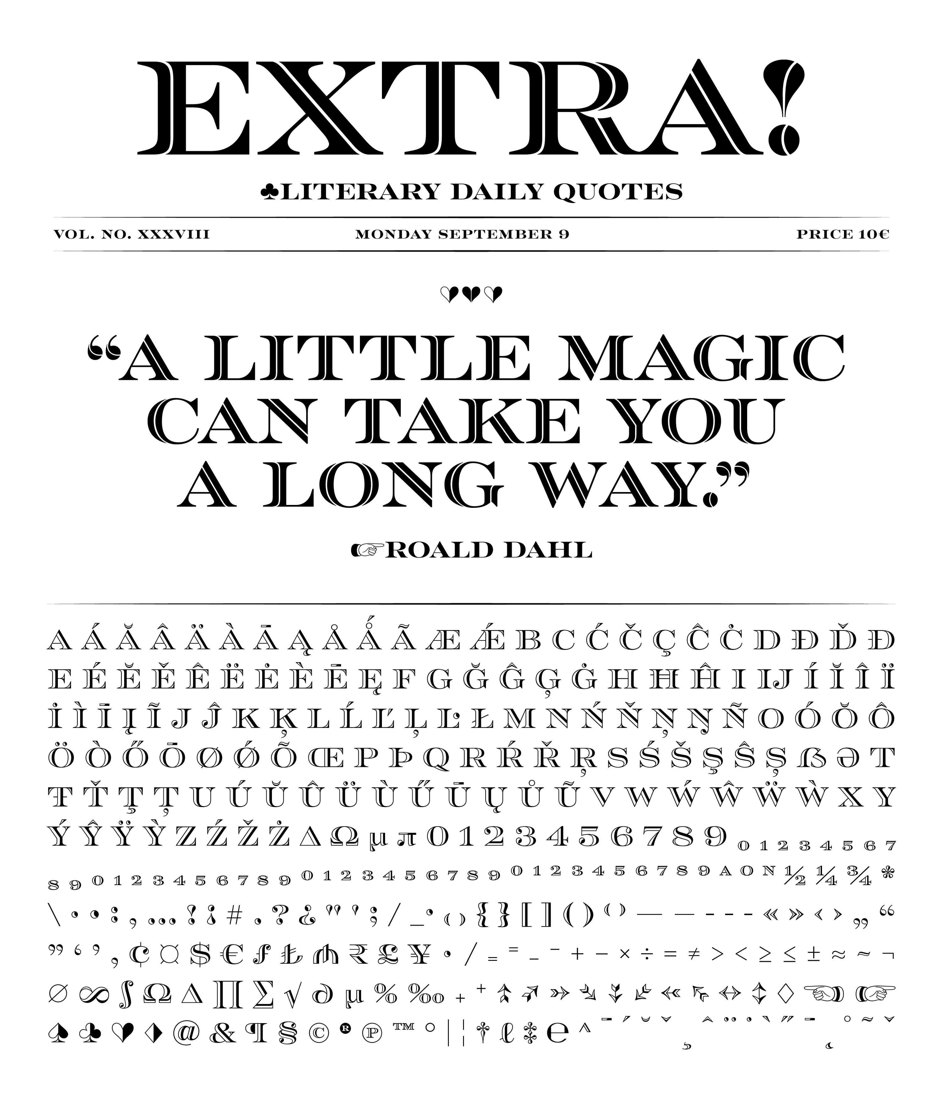 Rosella Typeface by Sabina Chipara