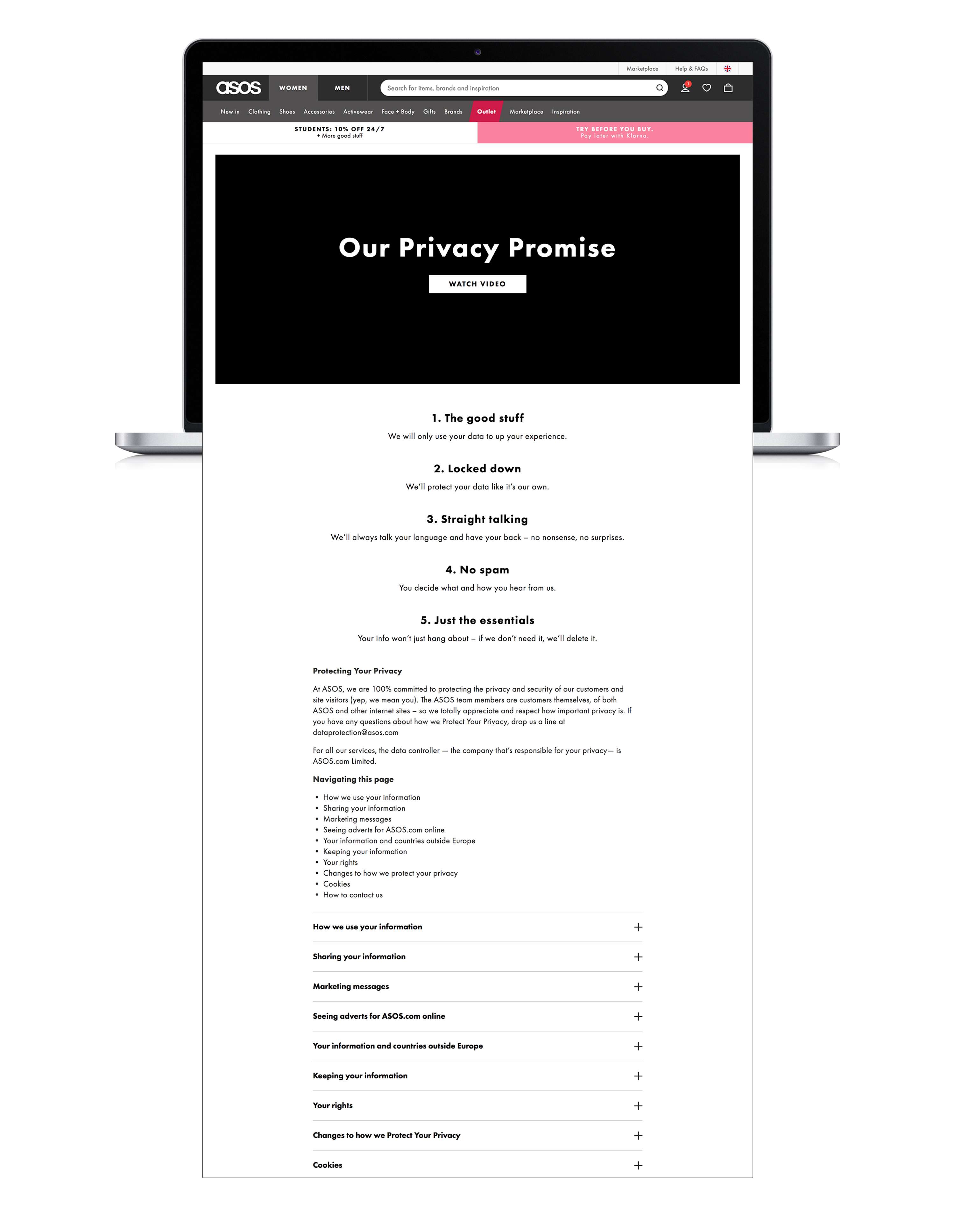 ASOS GDPR by Lara Rodgett