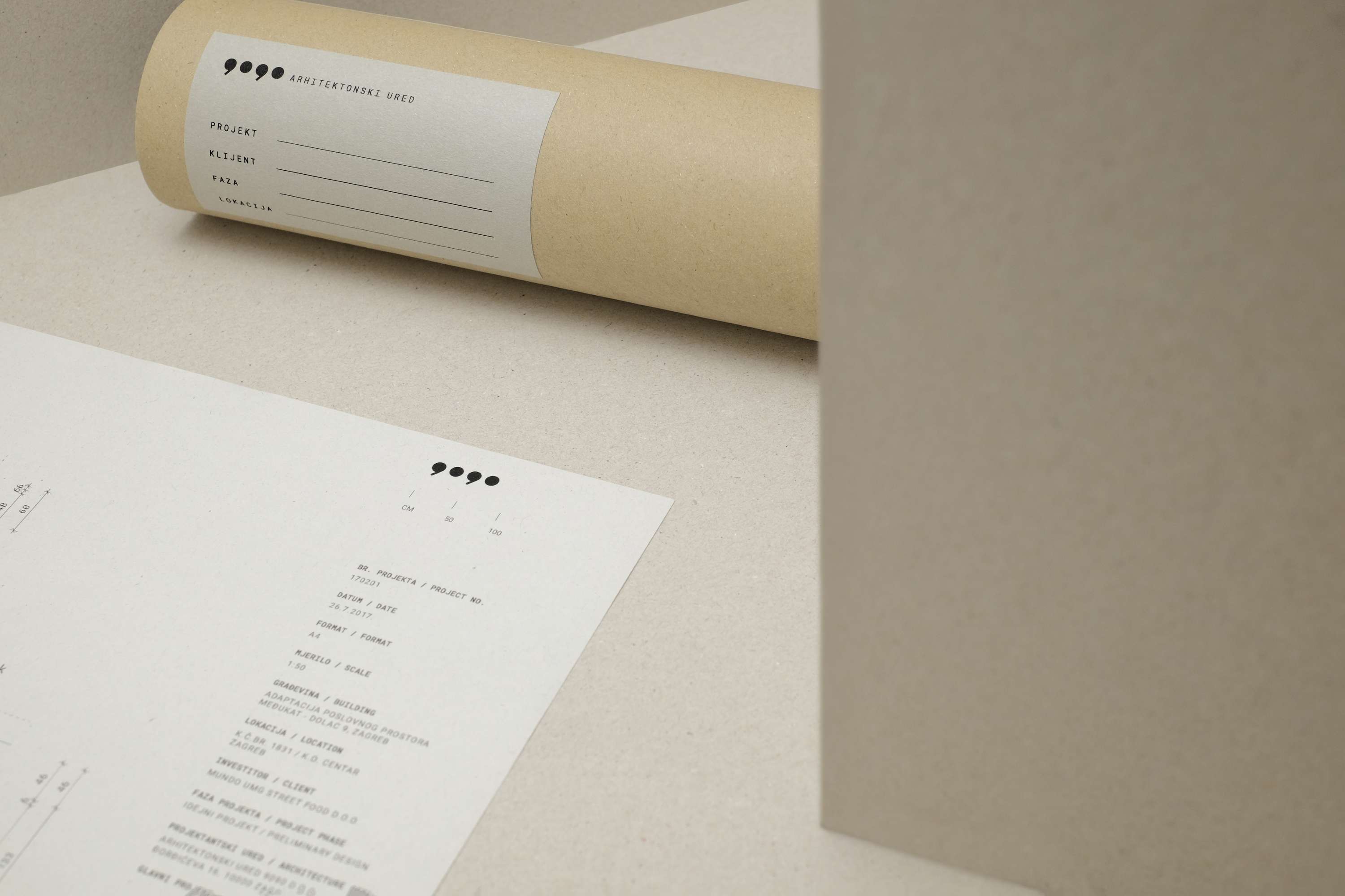 9090 Architecture Office — Visual Identity by Vura Applied Design