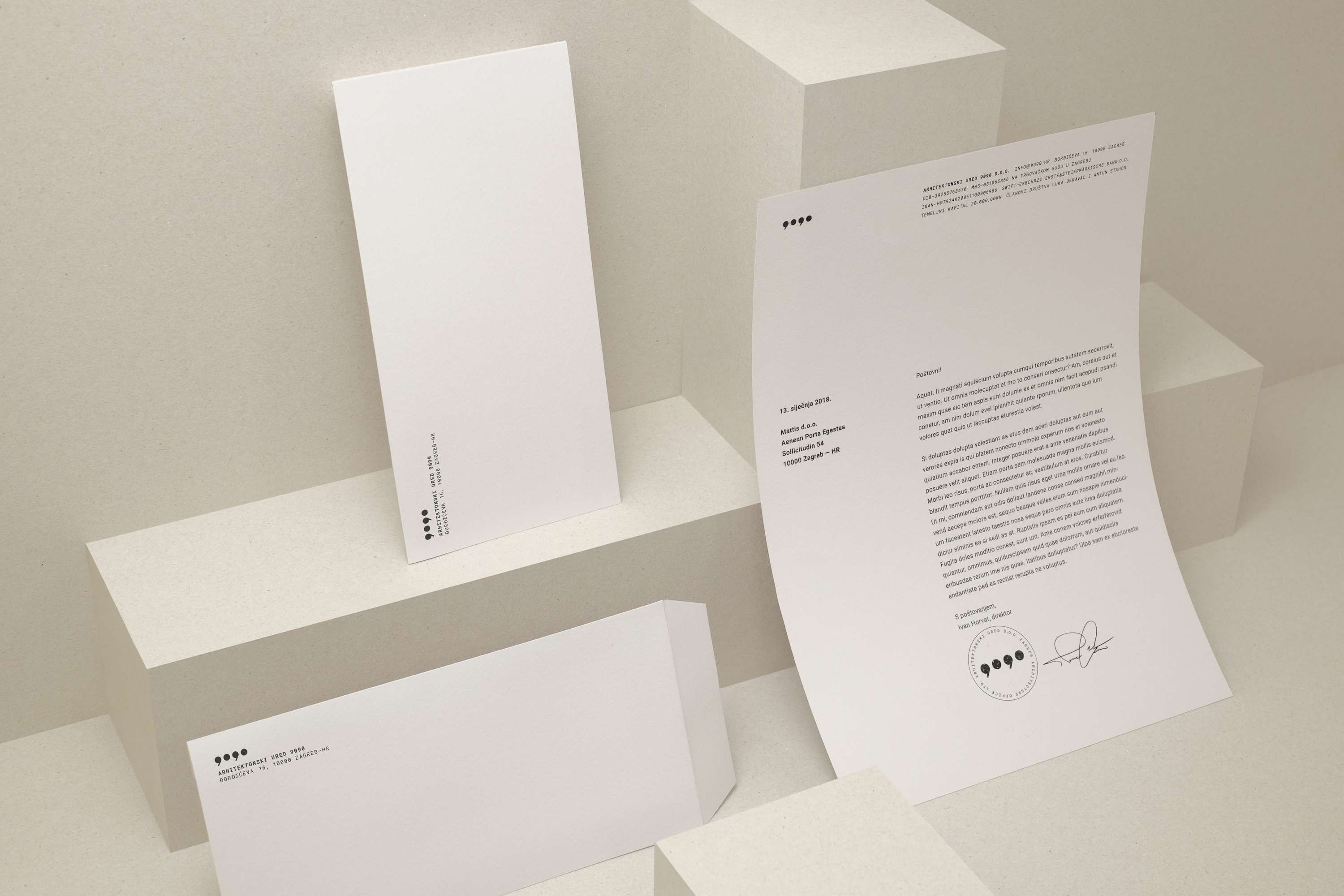 9090 Architecture Office — Visual Identity by Vura Applied Design