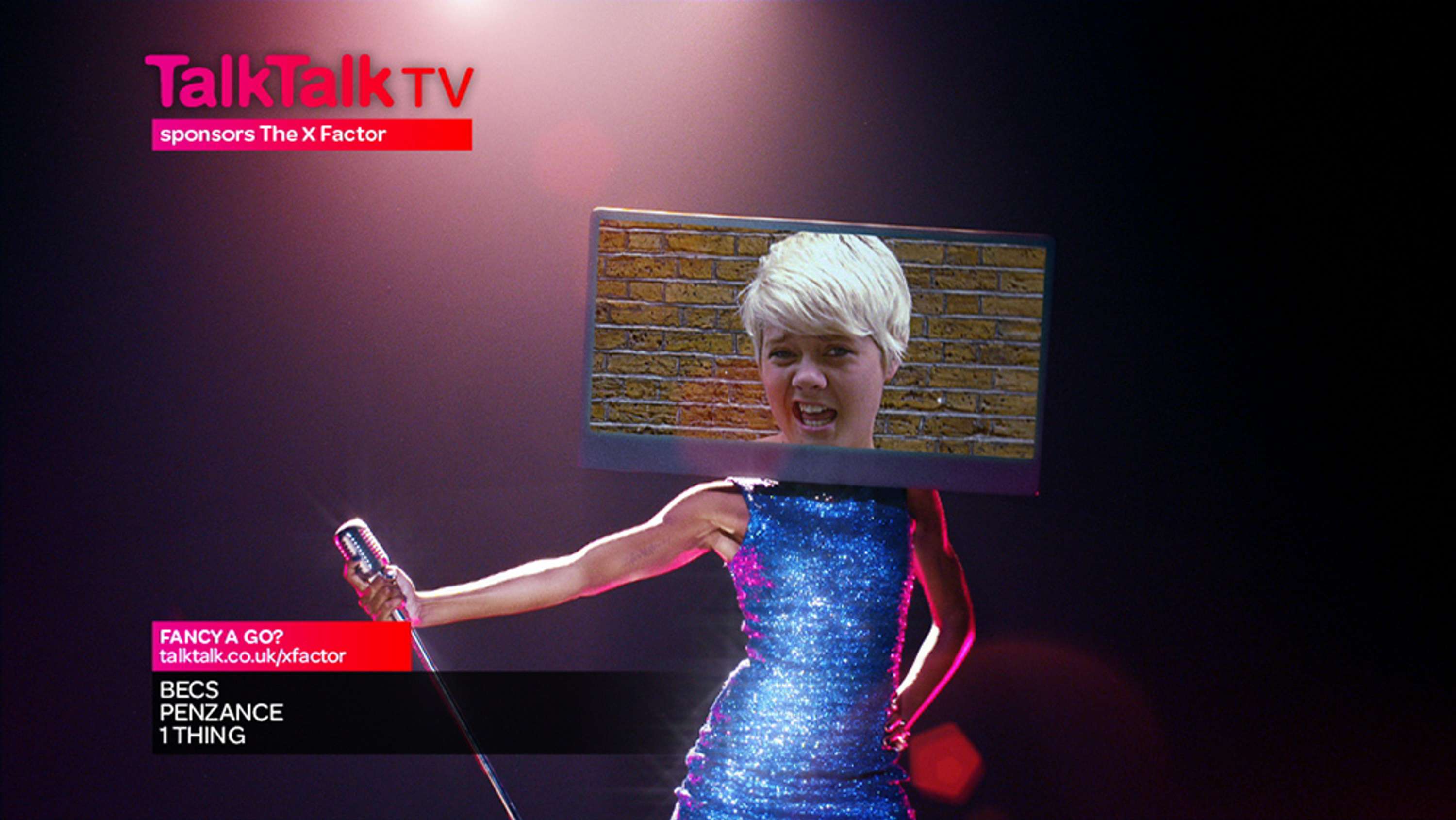 Talk Talk X Factor App by Monty Verdi