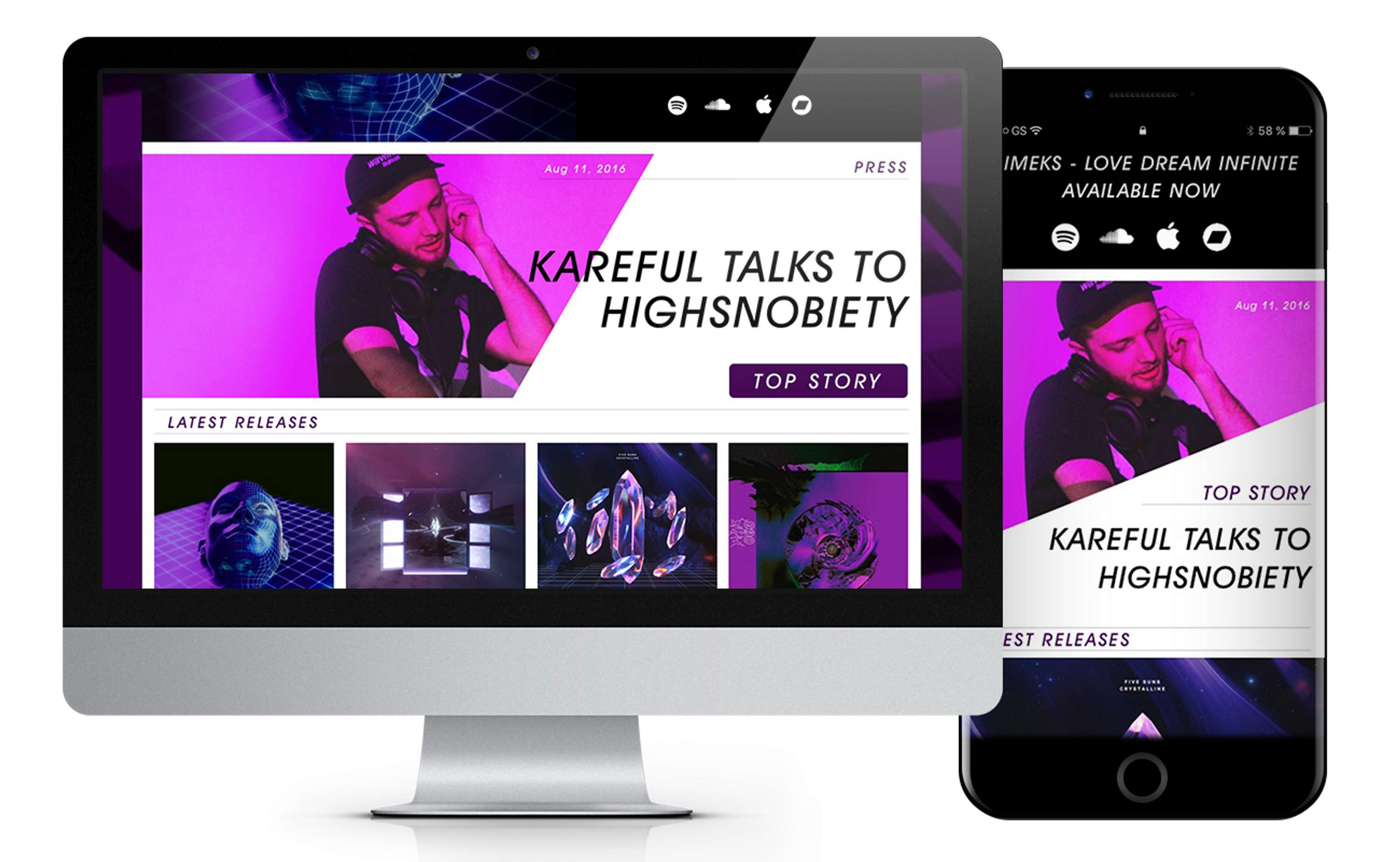Wavemob - Web Design by Connor Dyer