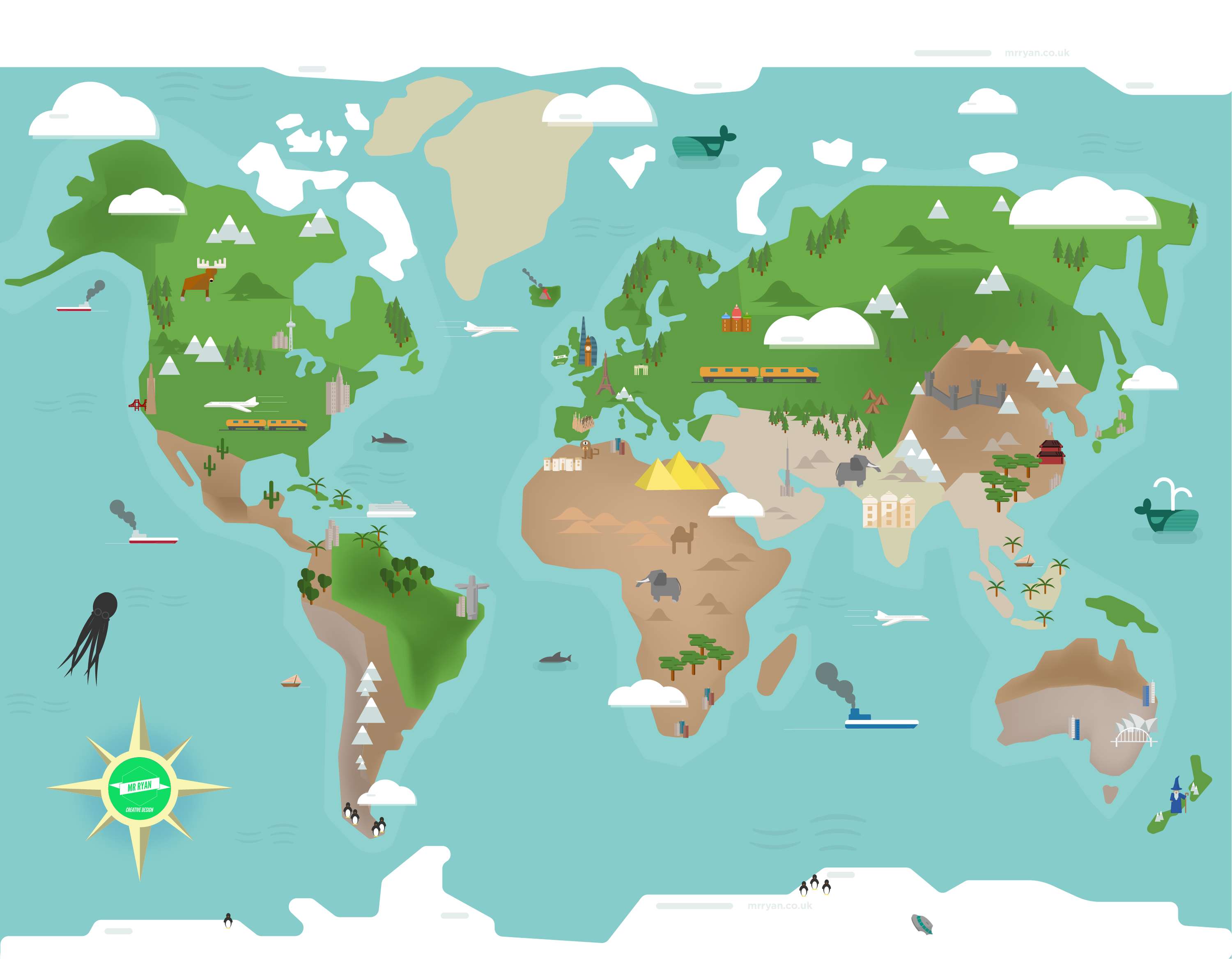 Interactive World Map For Website