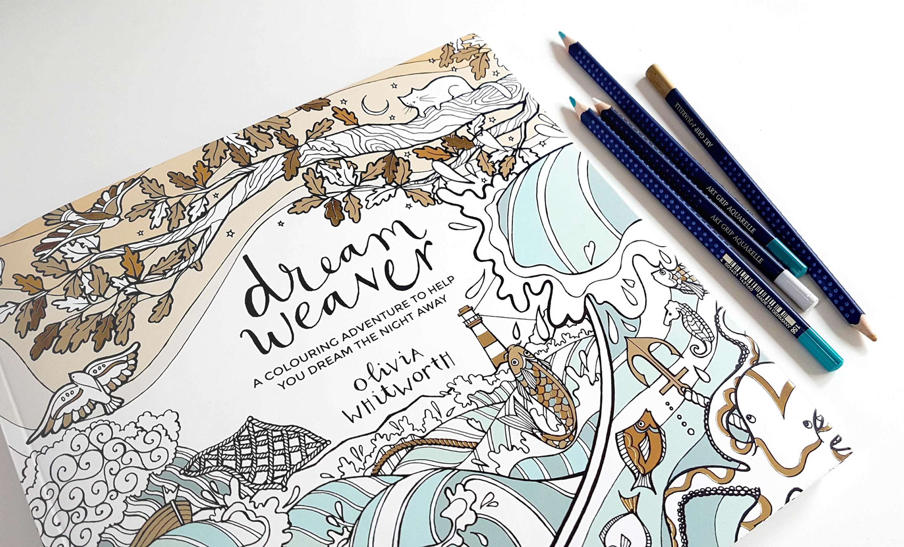 Dreamweaver Colouring Book by Olivia Whitworth