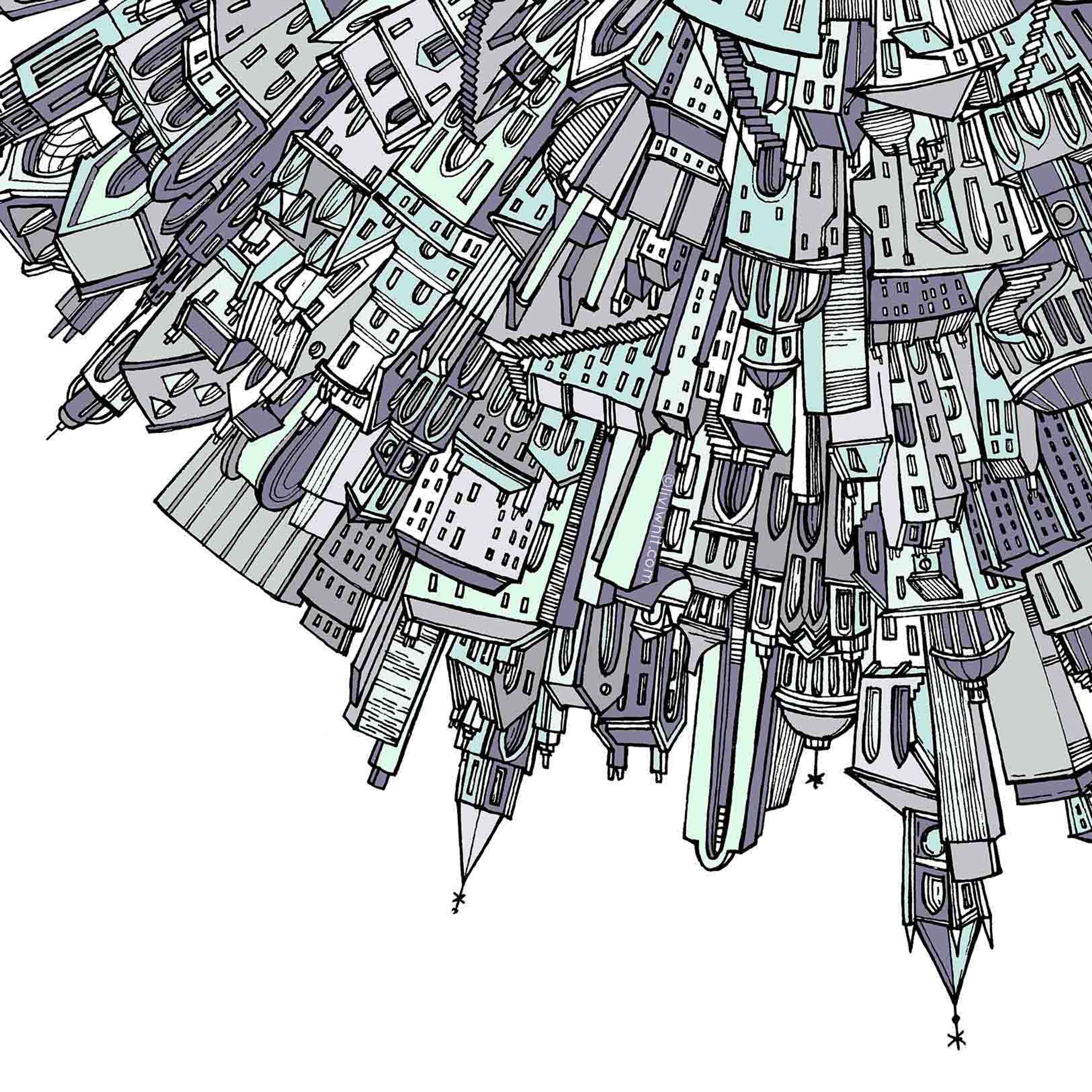 Print: Lost in the City by Olivia Whitworth