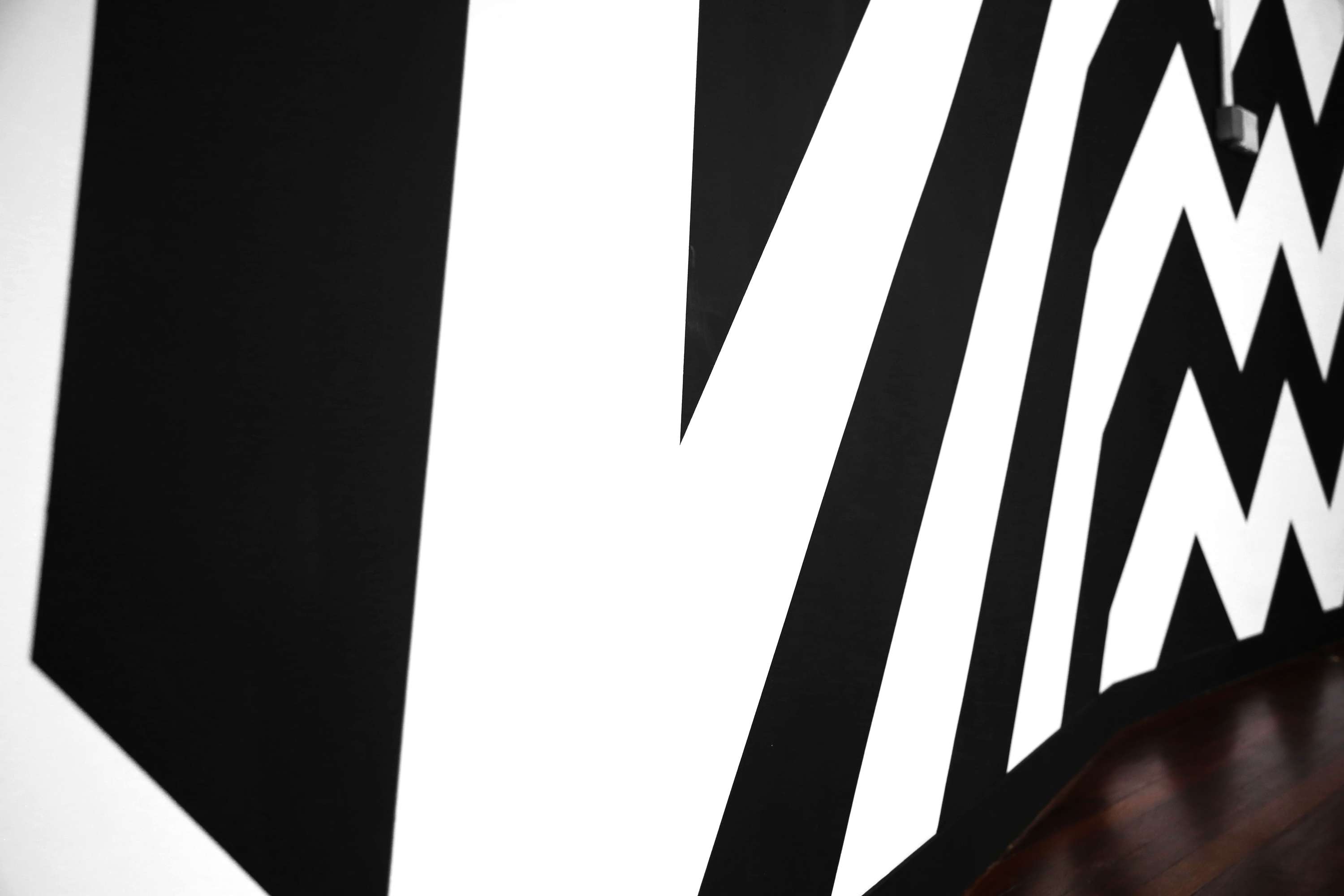 Velocity Sign and Mural by Oliver Warman