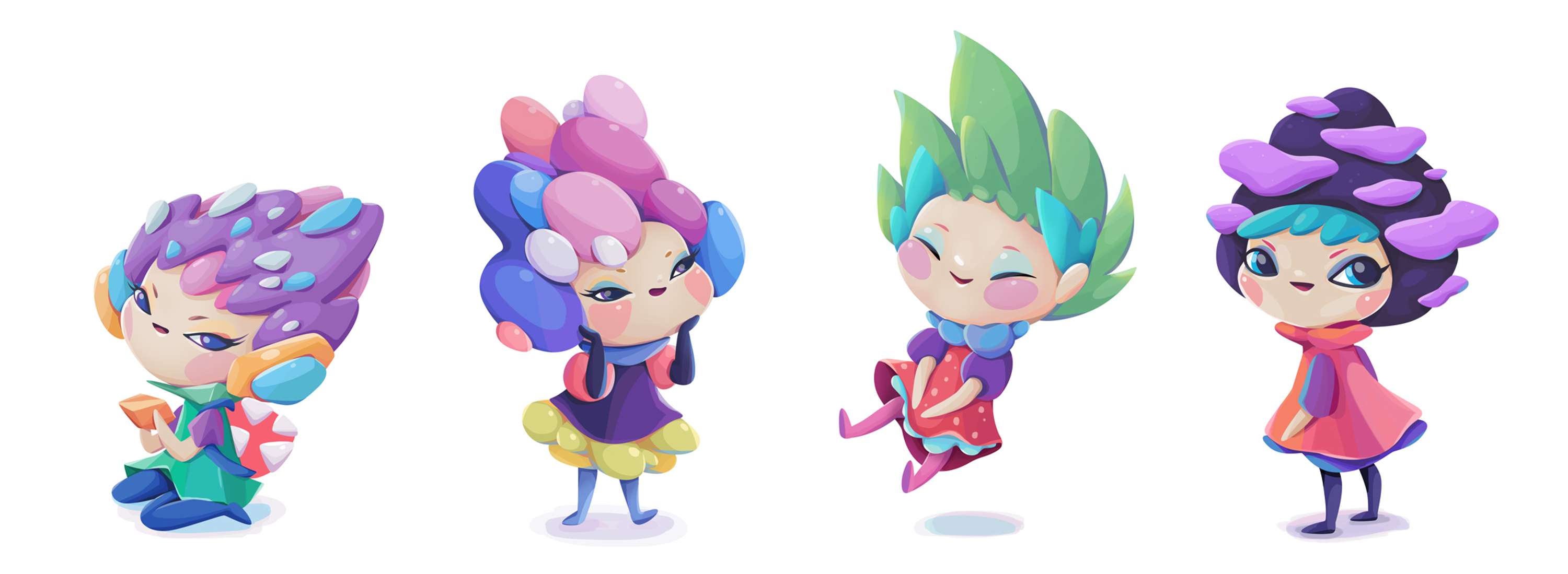 Characters by Alexandra Zutto