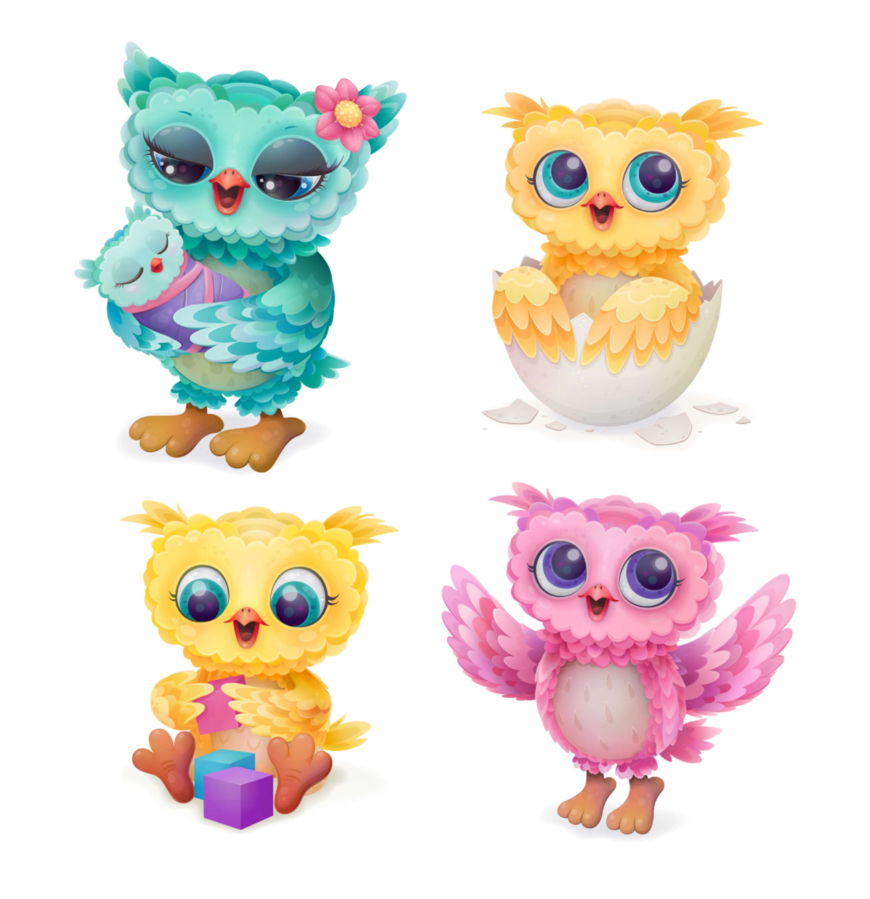 Characters by Alexandra Zutto
