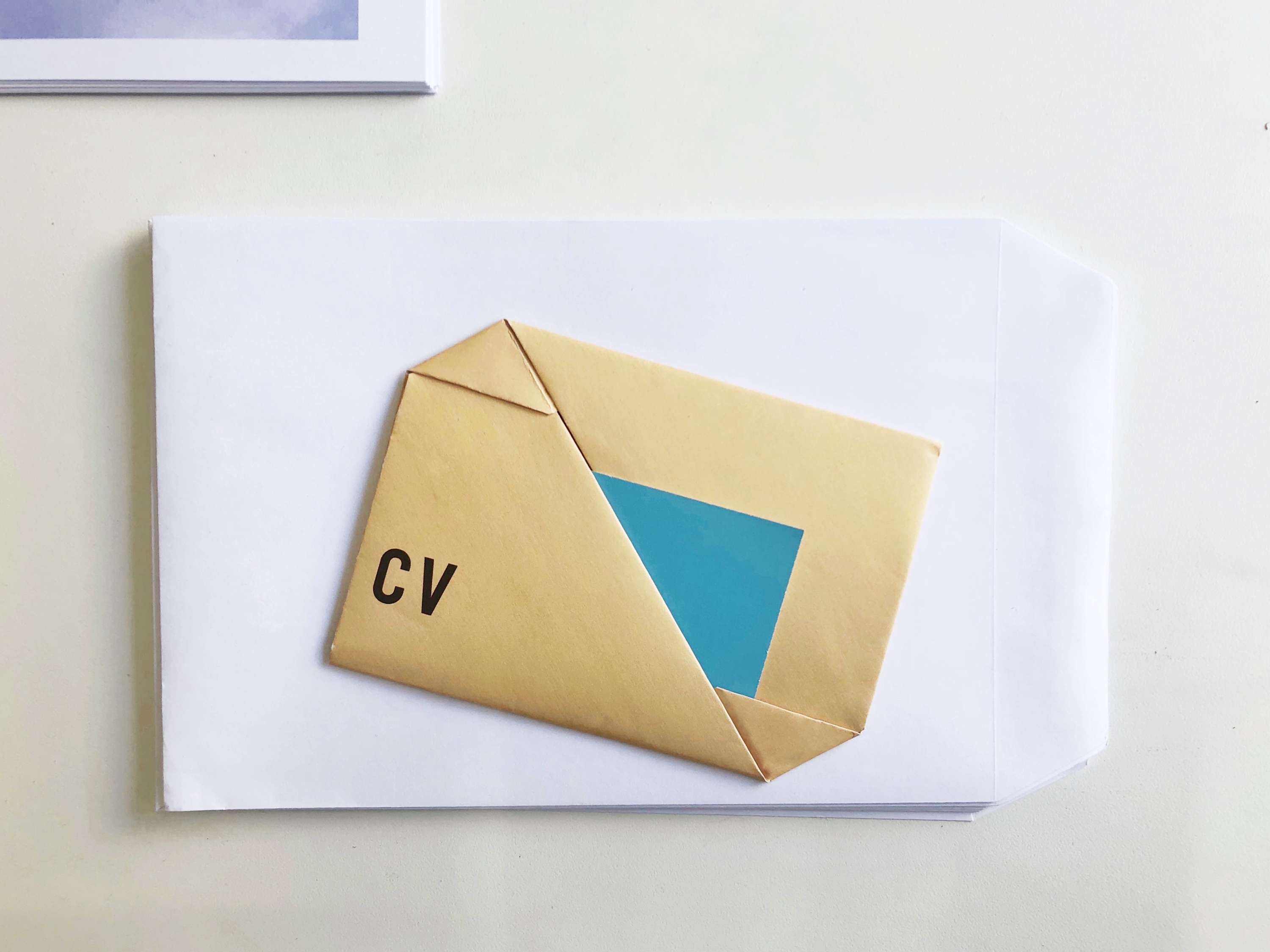Oragami CV by AHMAD DEENI