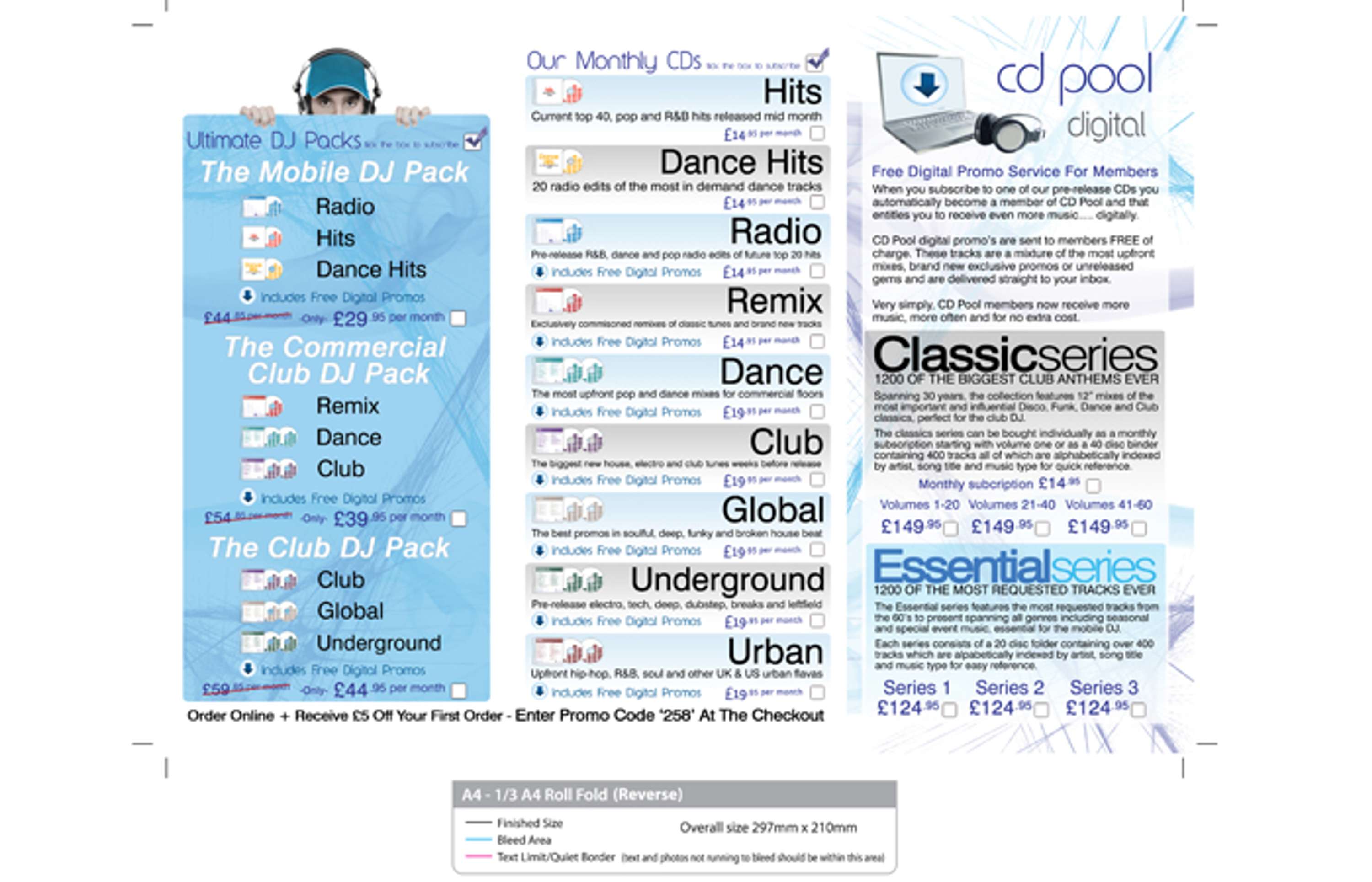 CD Pool Web & Print Design by Steven Roberts
