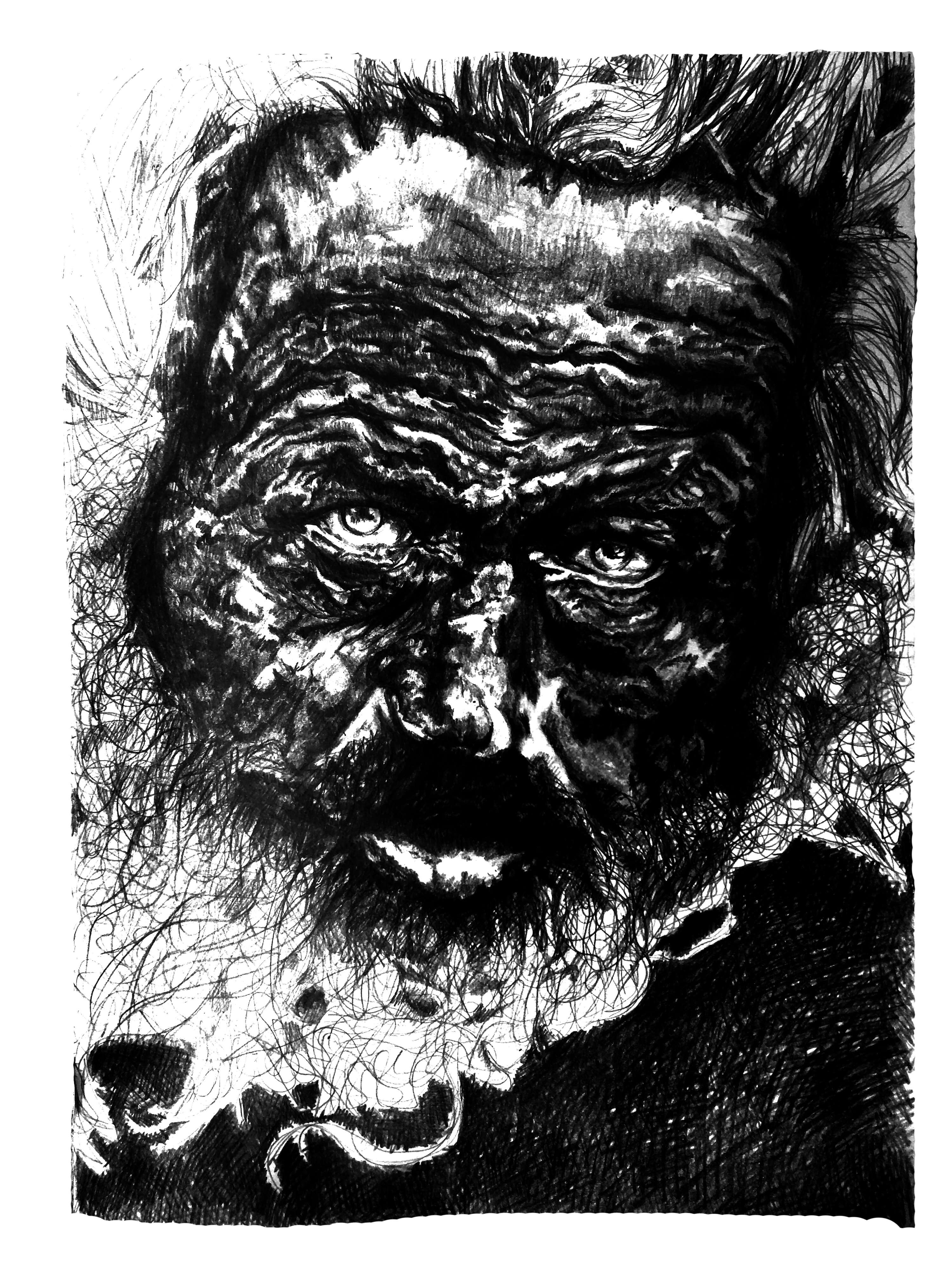 Graphite and ink by Maura Dudas