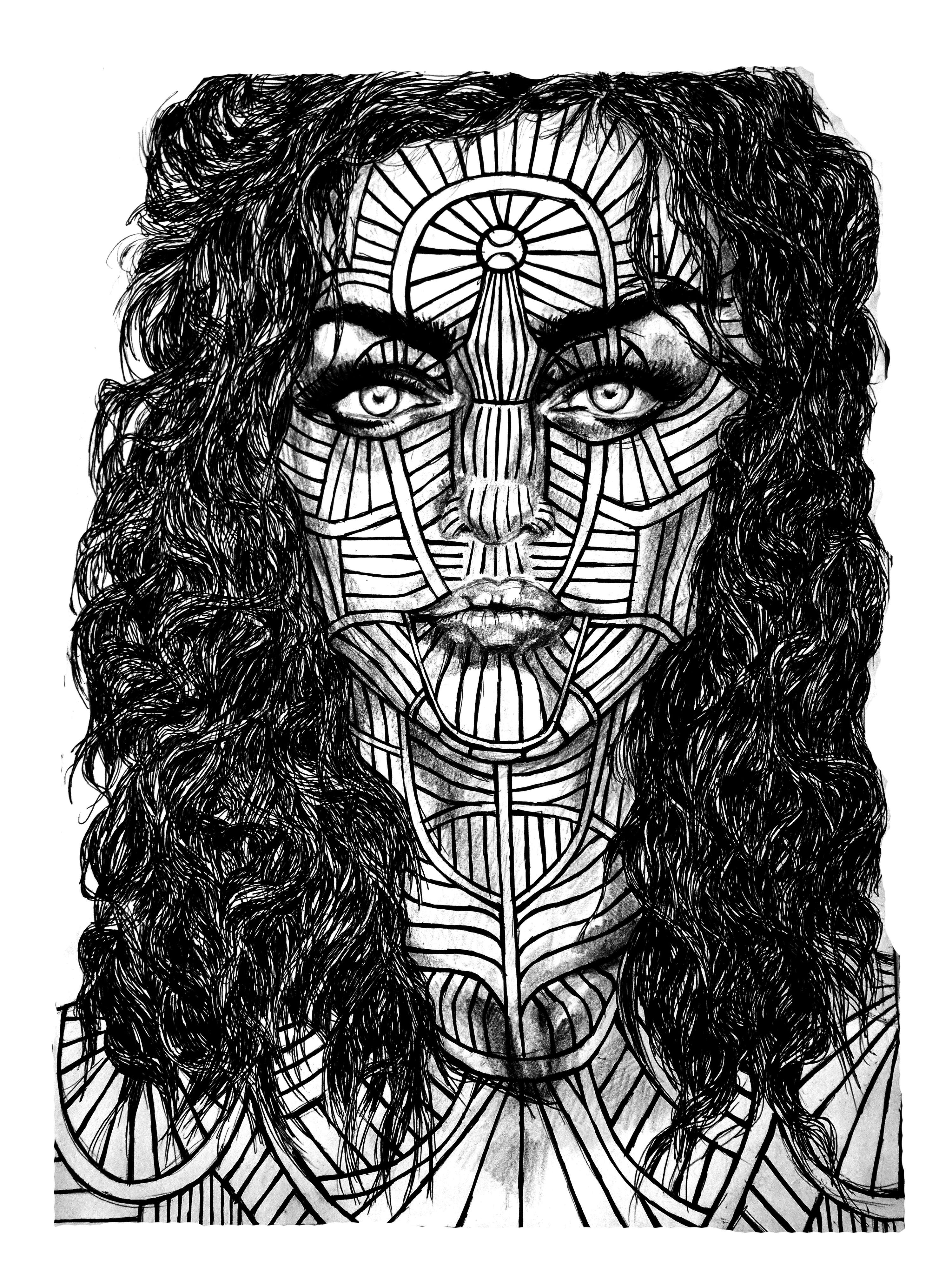 Graphite and ink by Maura Dudas