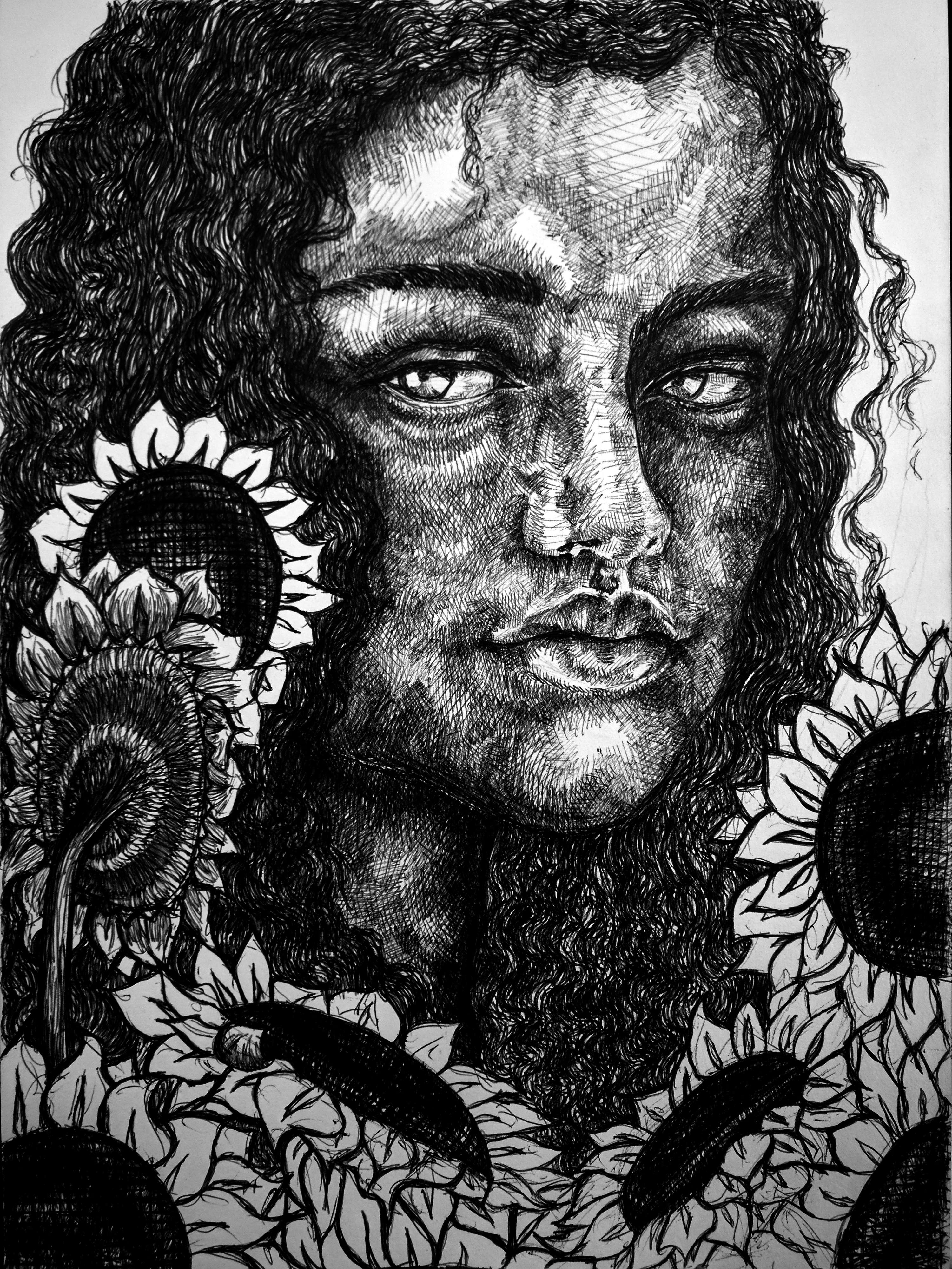 Graphite and ink by Maura Dudas