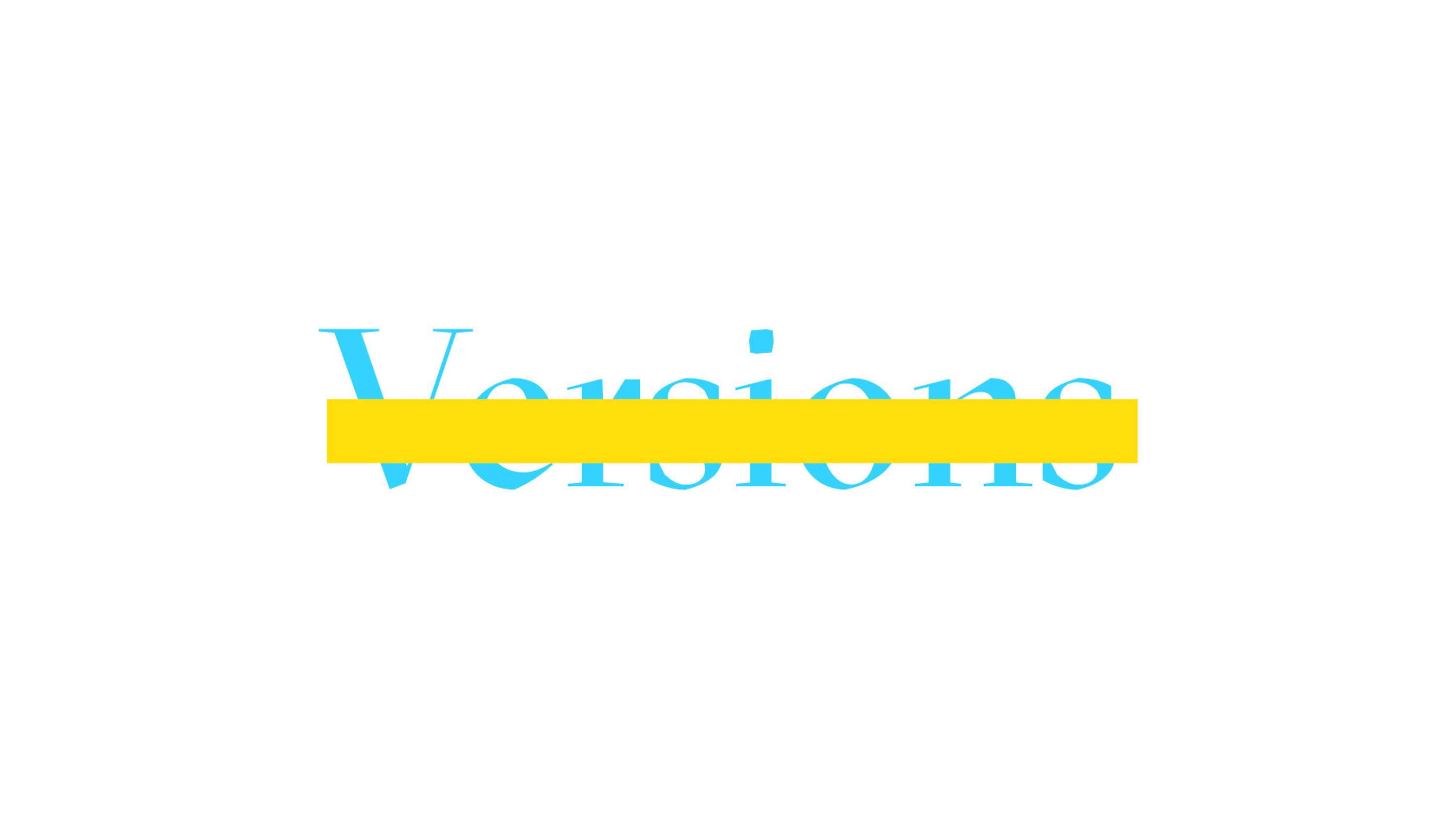 Versions Branding by Motherbird