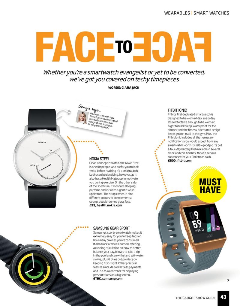 The Gadget Show Guide: Smartwatches by Ciara Jack