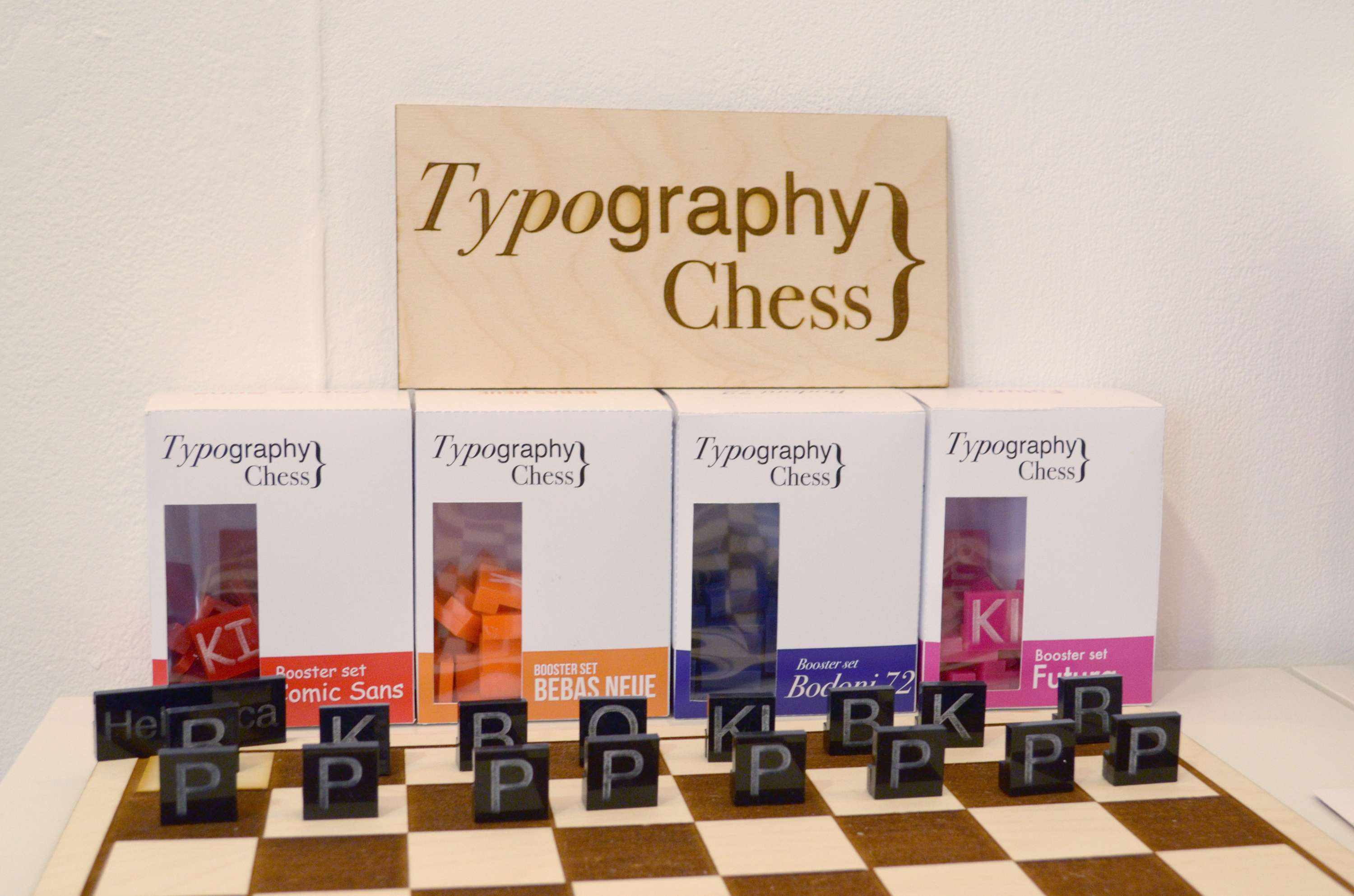 Typography Chess by Daniel Huxtable