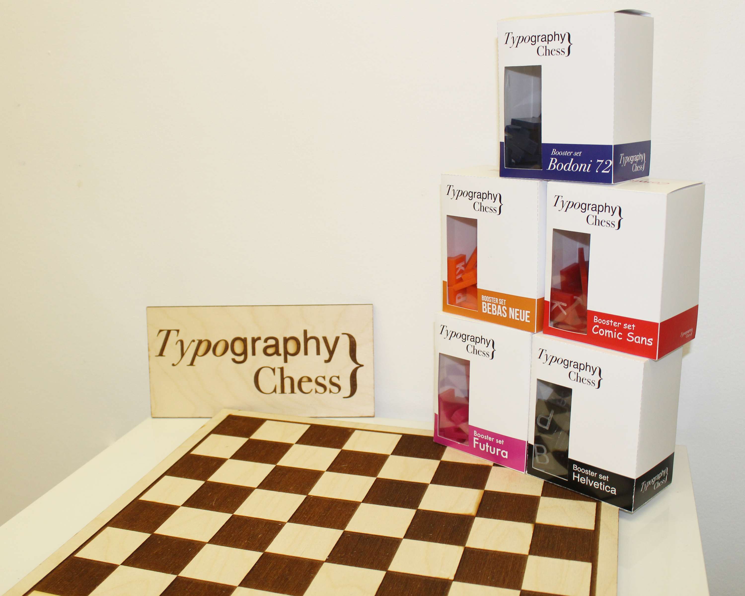 Typography Chess by Daniel Huxtable