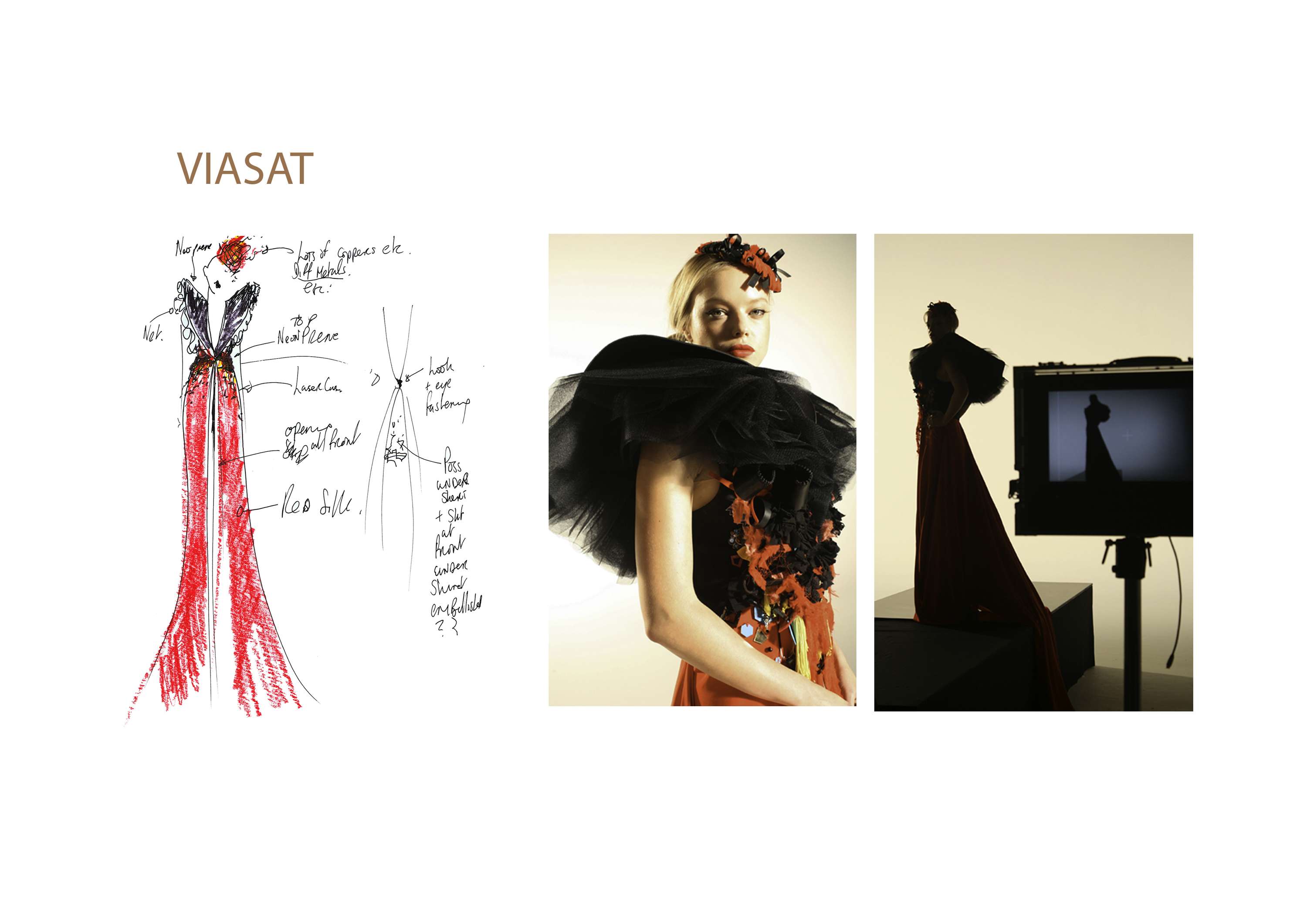 Project Runway - Recycled Costume for Advert by Davina Hawthorne