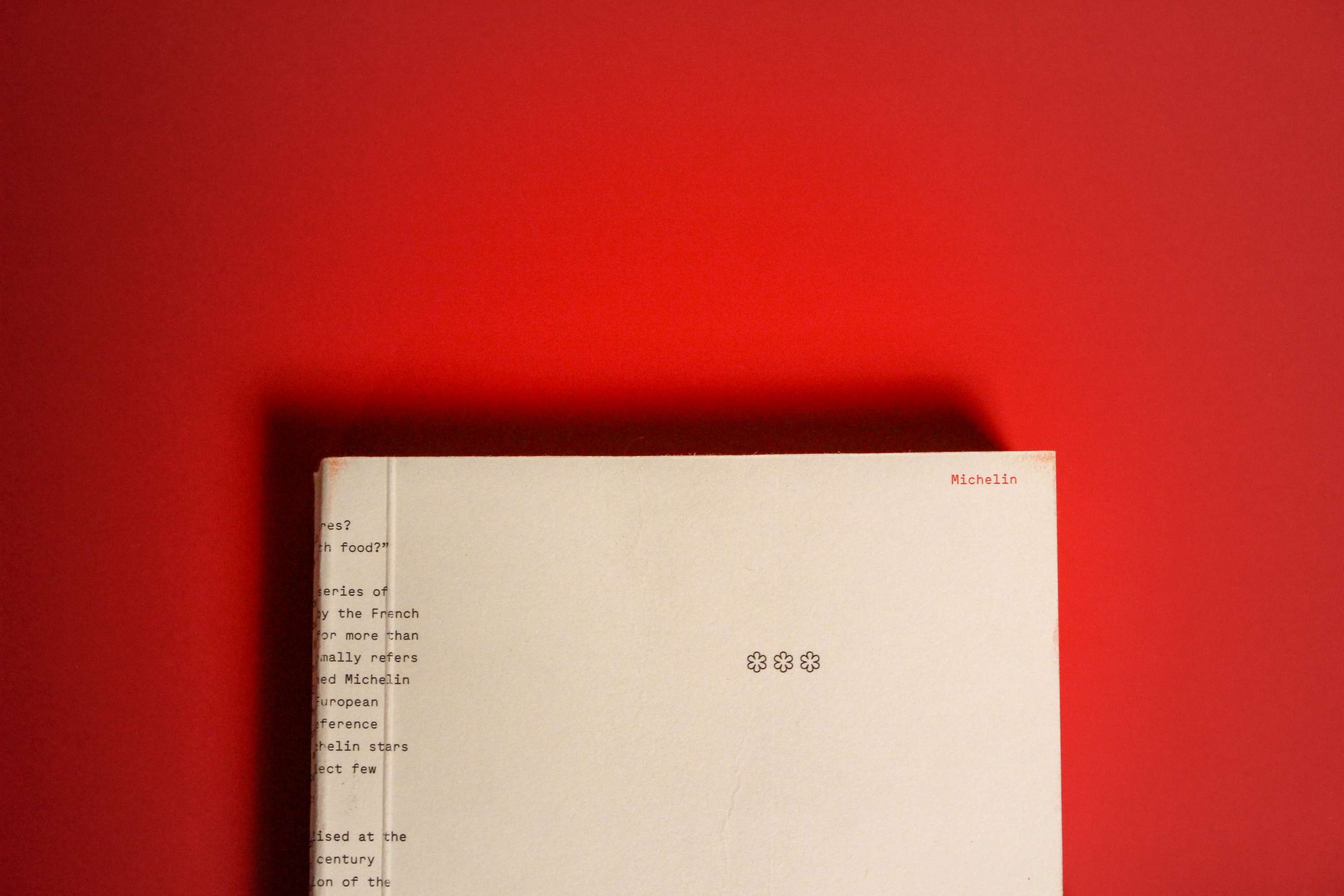 Michelin (Book Design) by Emily Treacy