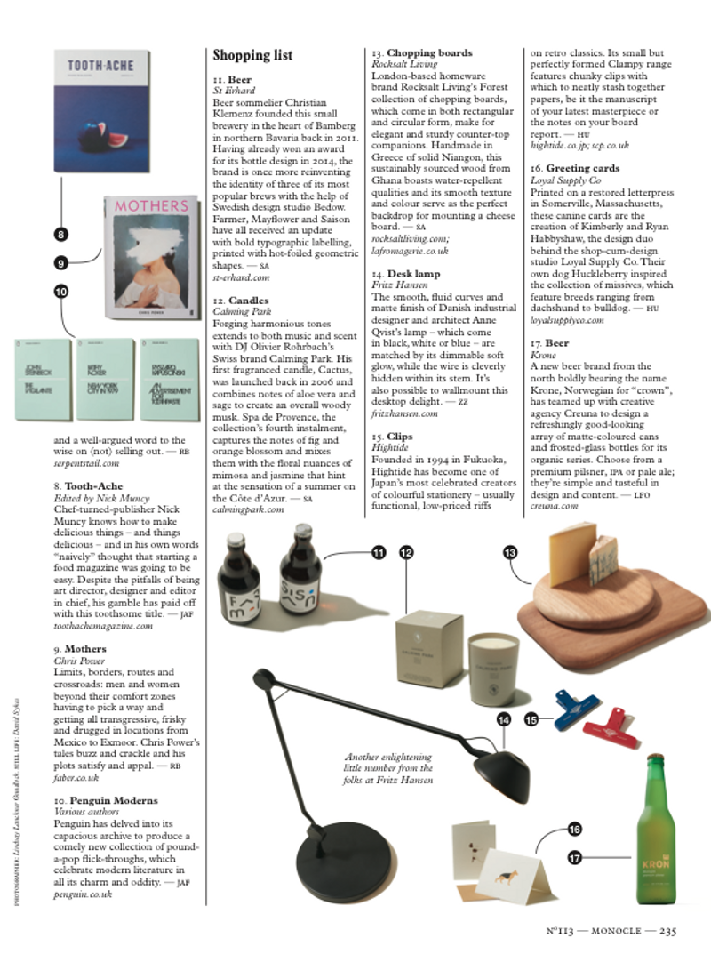 Monocle | Inventory by Hester Underhill
