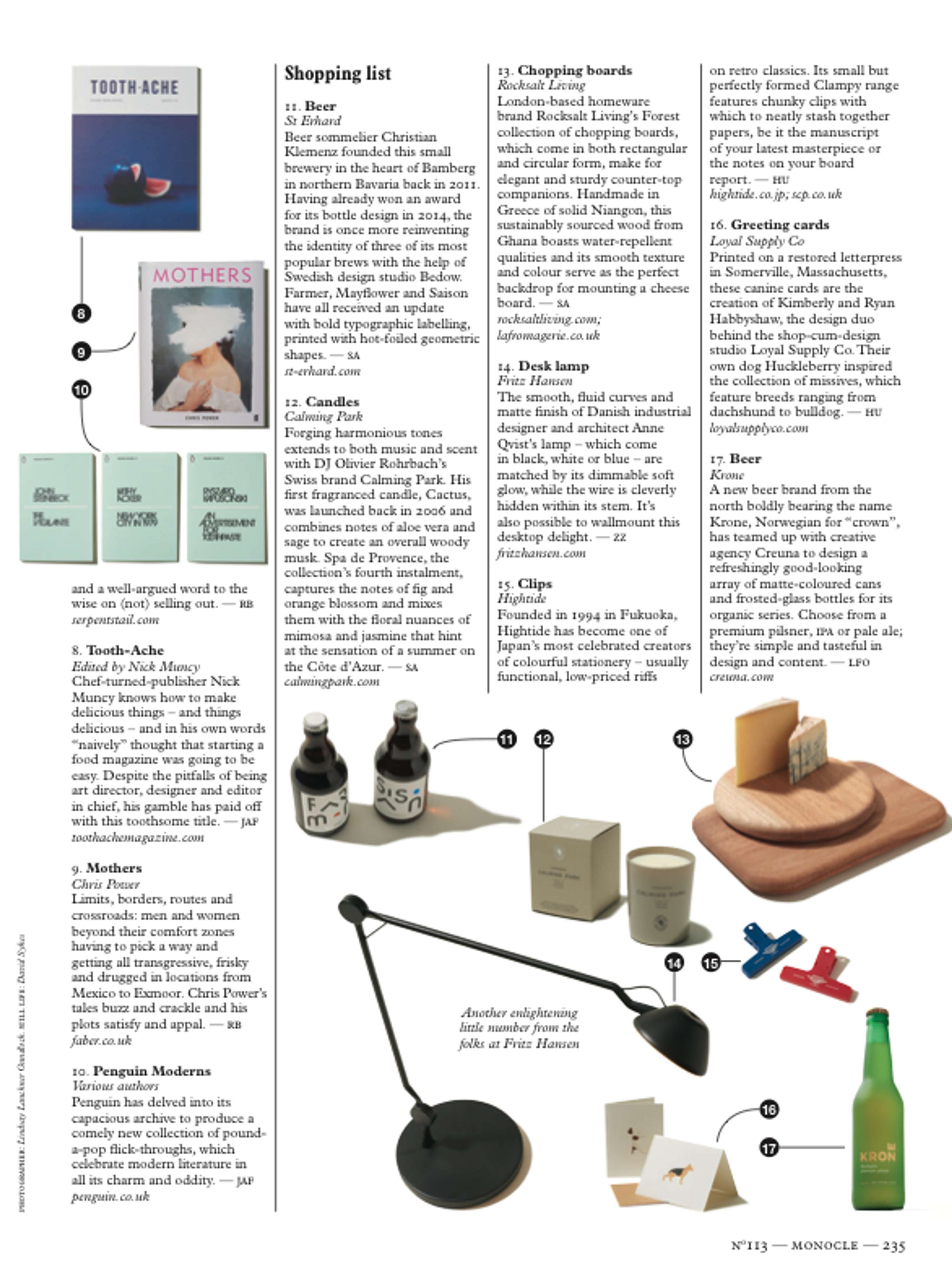 Monocle | Inventory by Hester Underhill