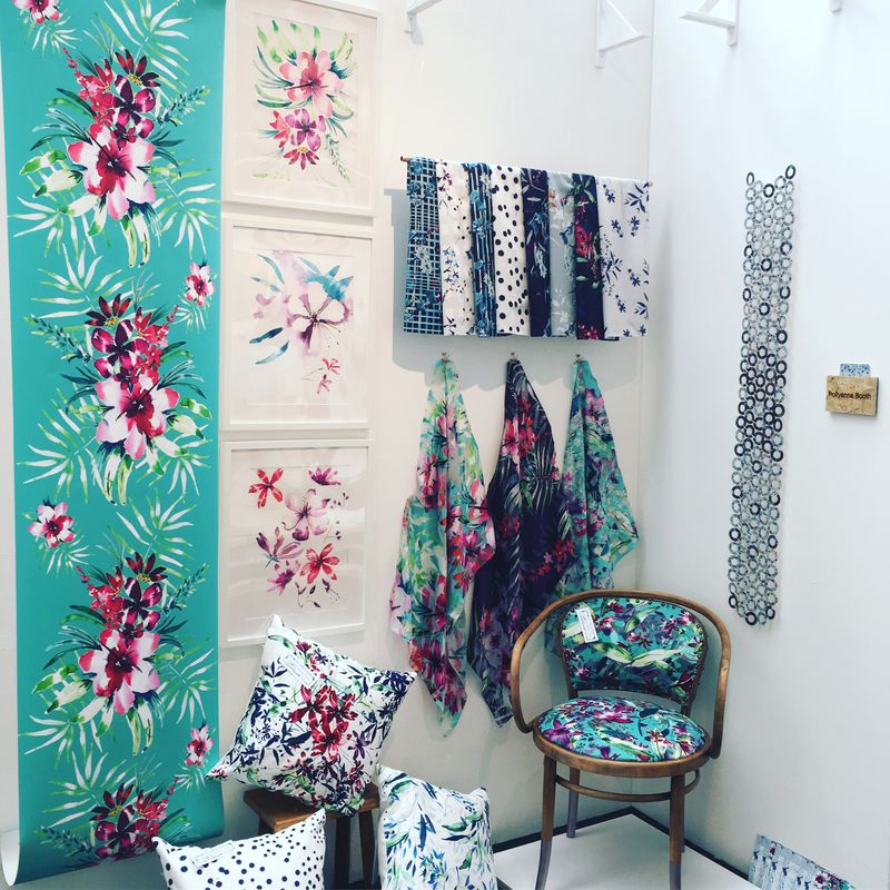 All set up @newdesigners by Pollyanna Booth