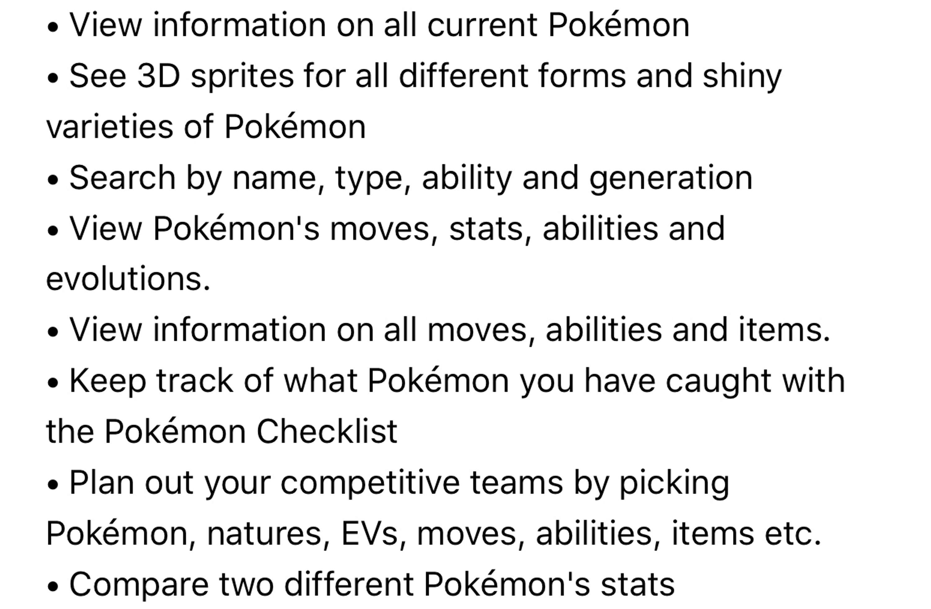 Déxter - A Pokédex by Chris Pritchard