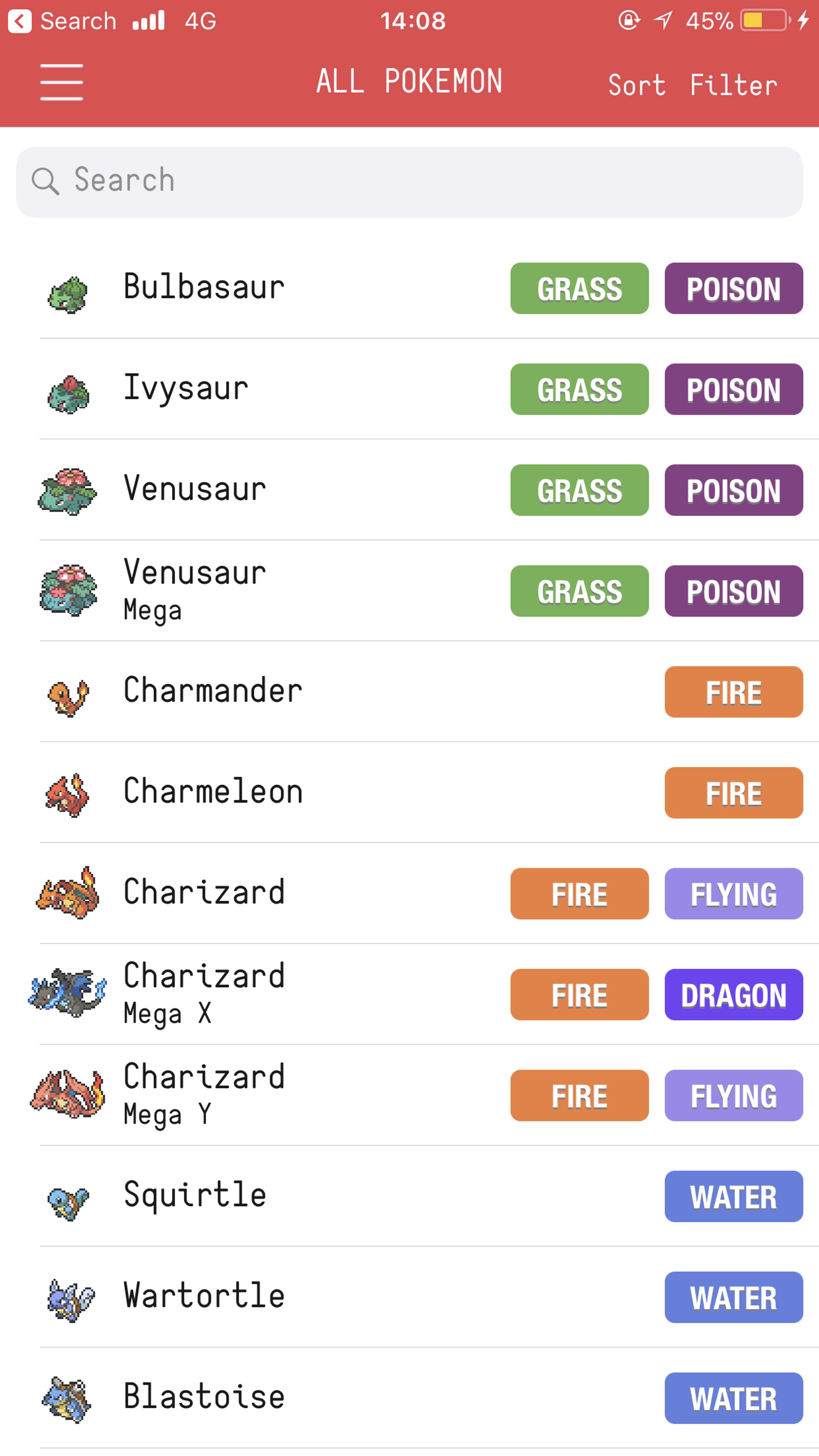 Déxter - A Pokédex by Chris Pritchard