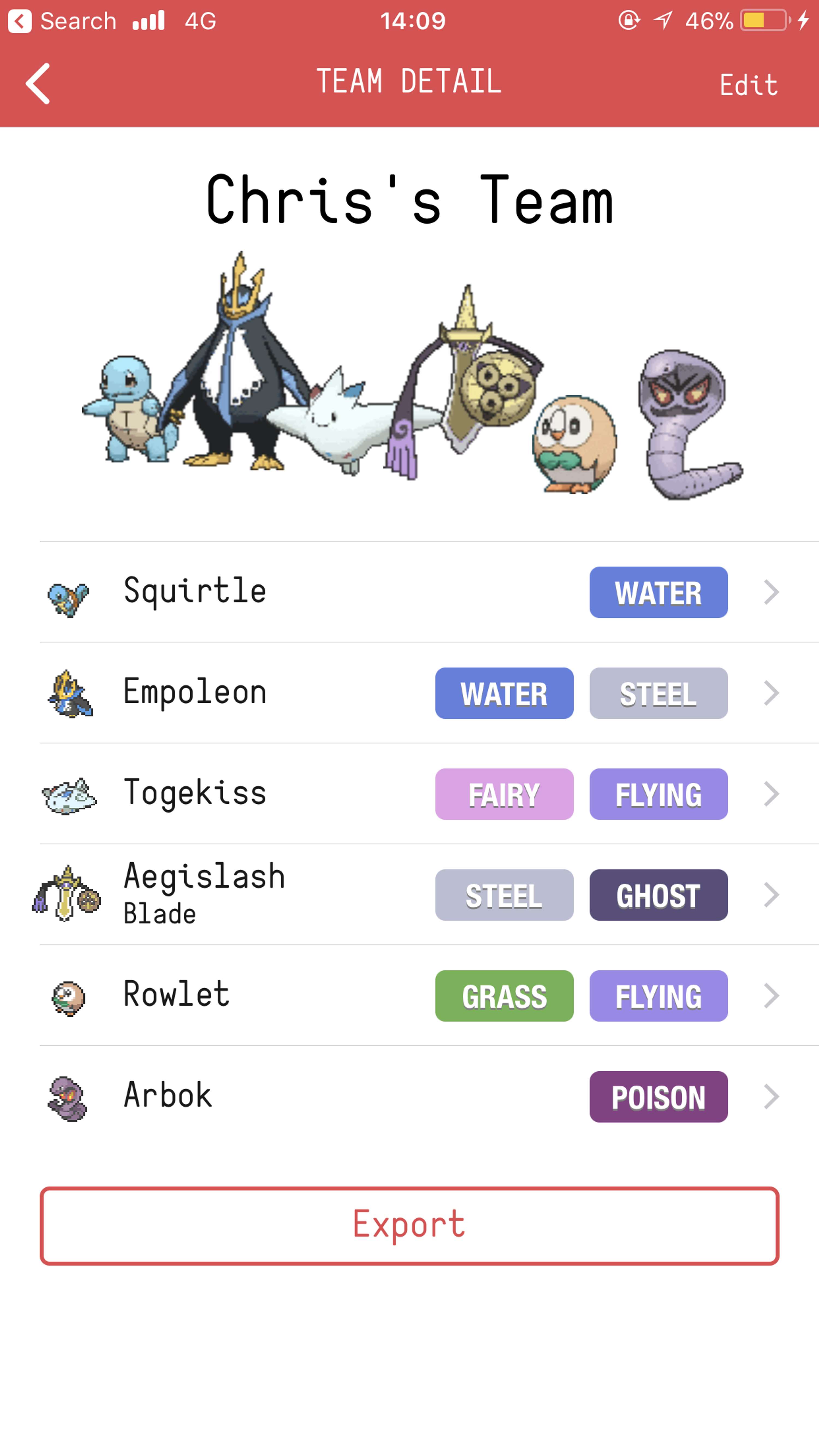 Déxter - A Pokédex by Chris Pritchard