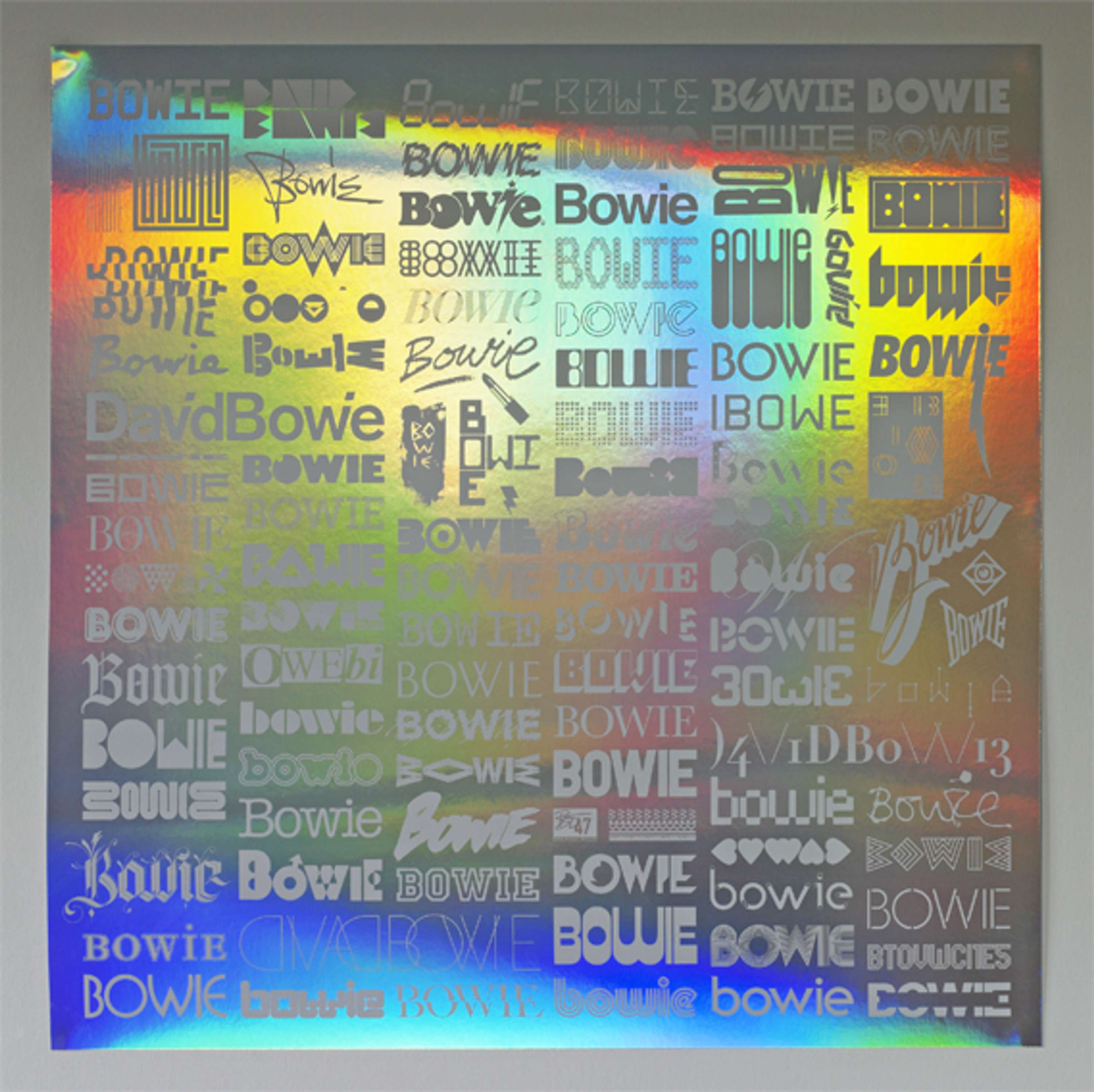 V&A Bowie screenprint by Gavin Lucas