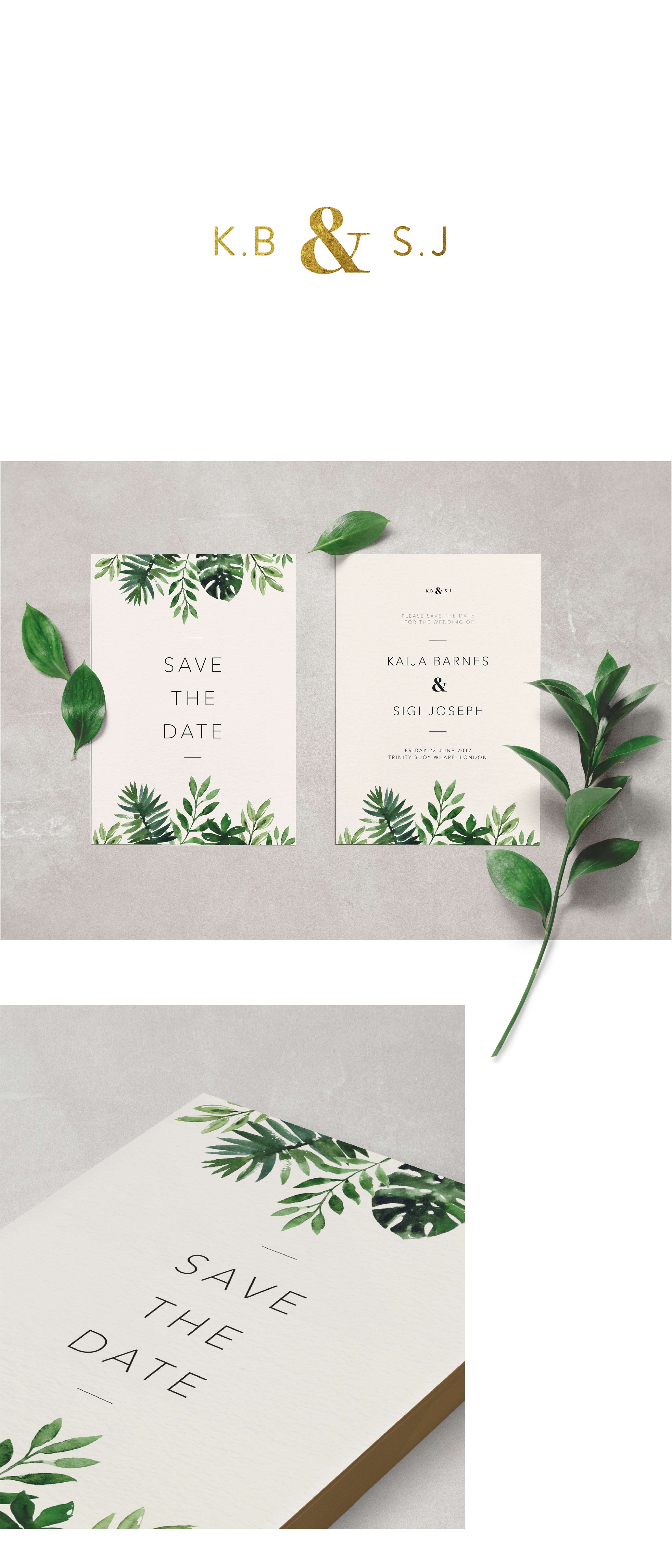 K + S // Save the Dates by Sarah Kersten