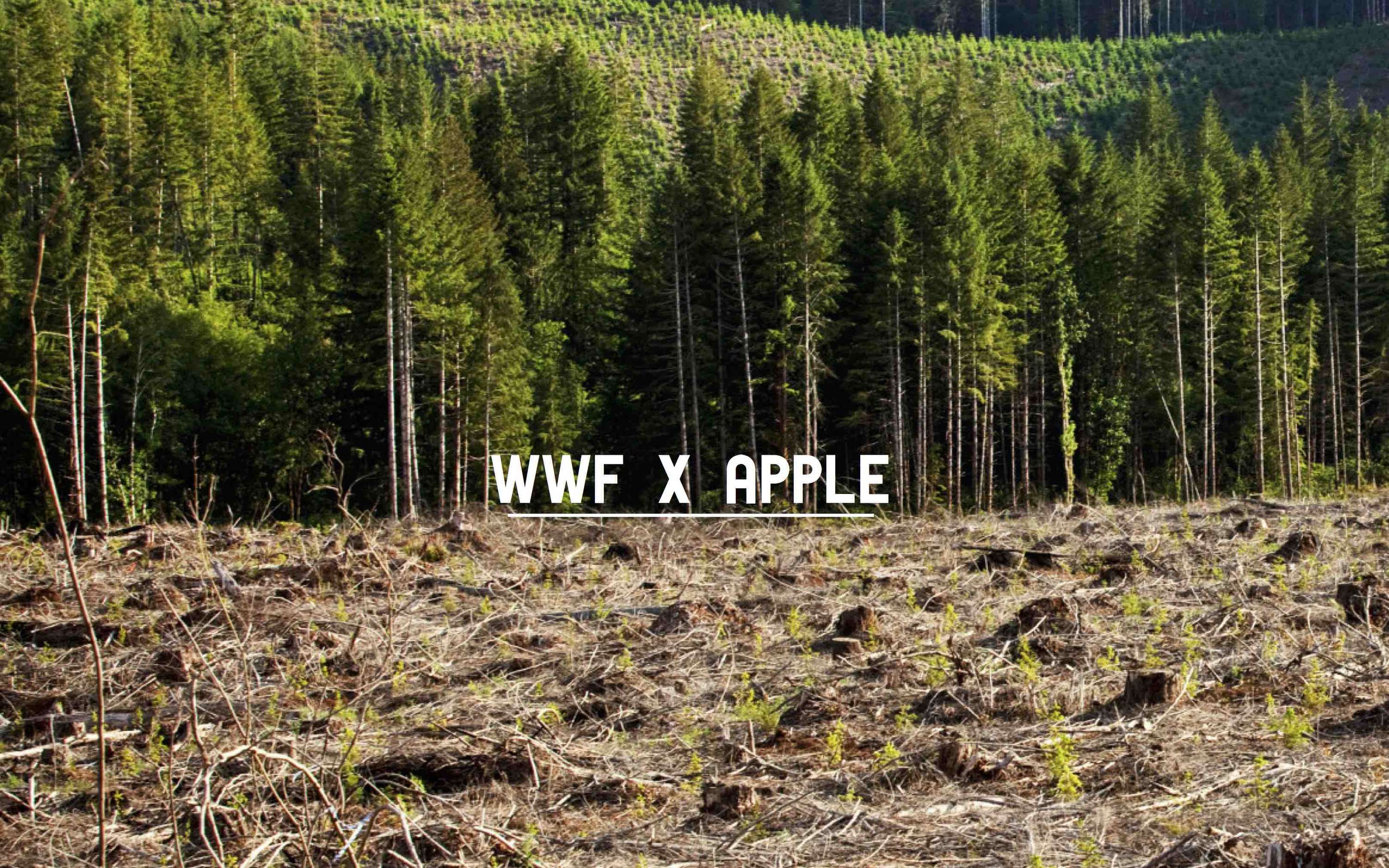 wwf x apple by Dominic James Barlow