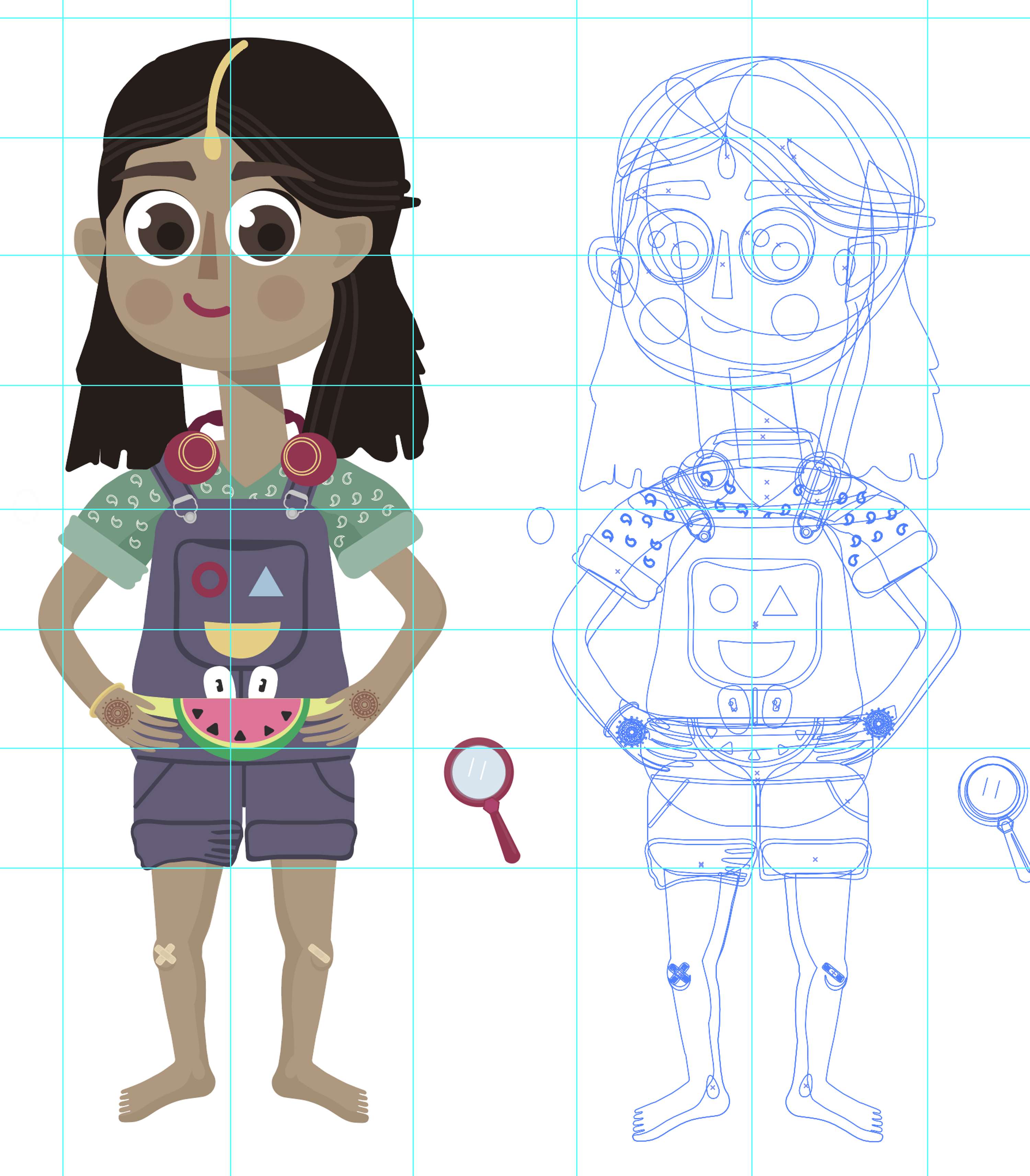 Character design by Raafaye Ali