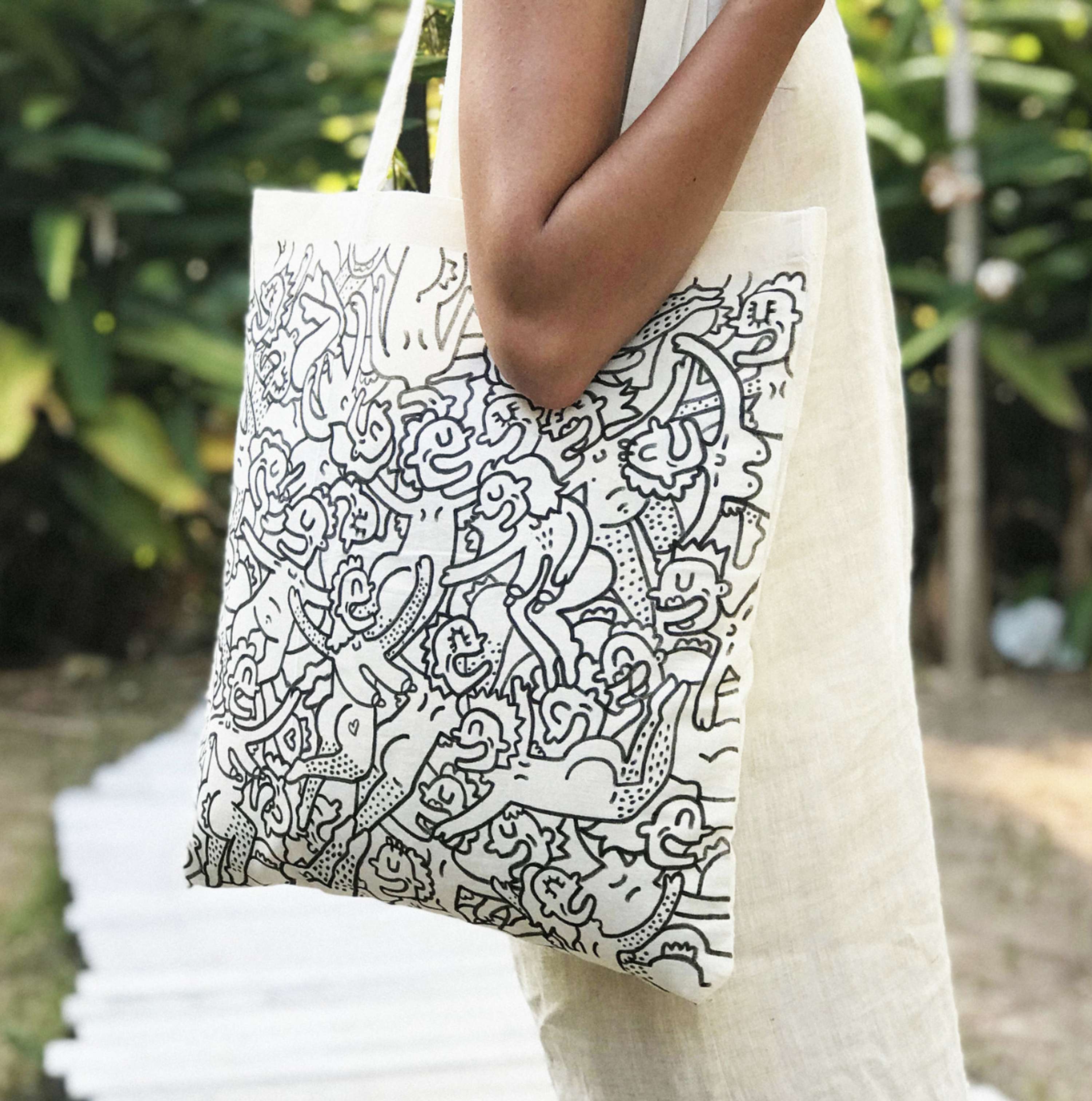 Totes and Tea towels by Samuel Leighton-Dore