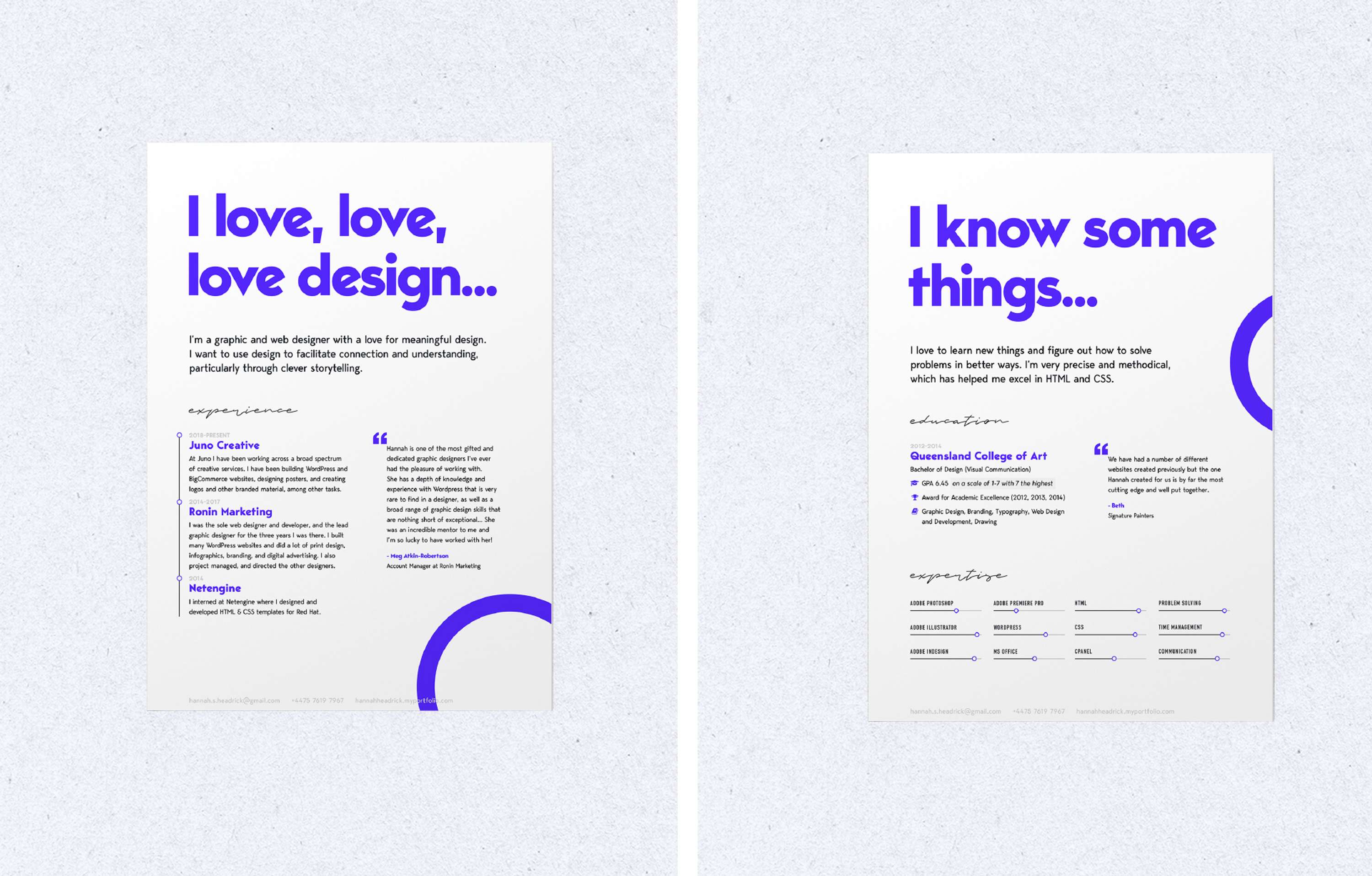 Personal Branding by Hannah Headrick