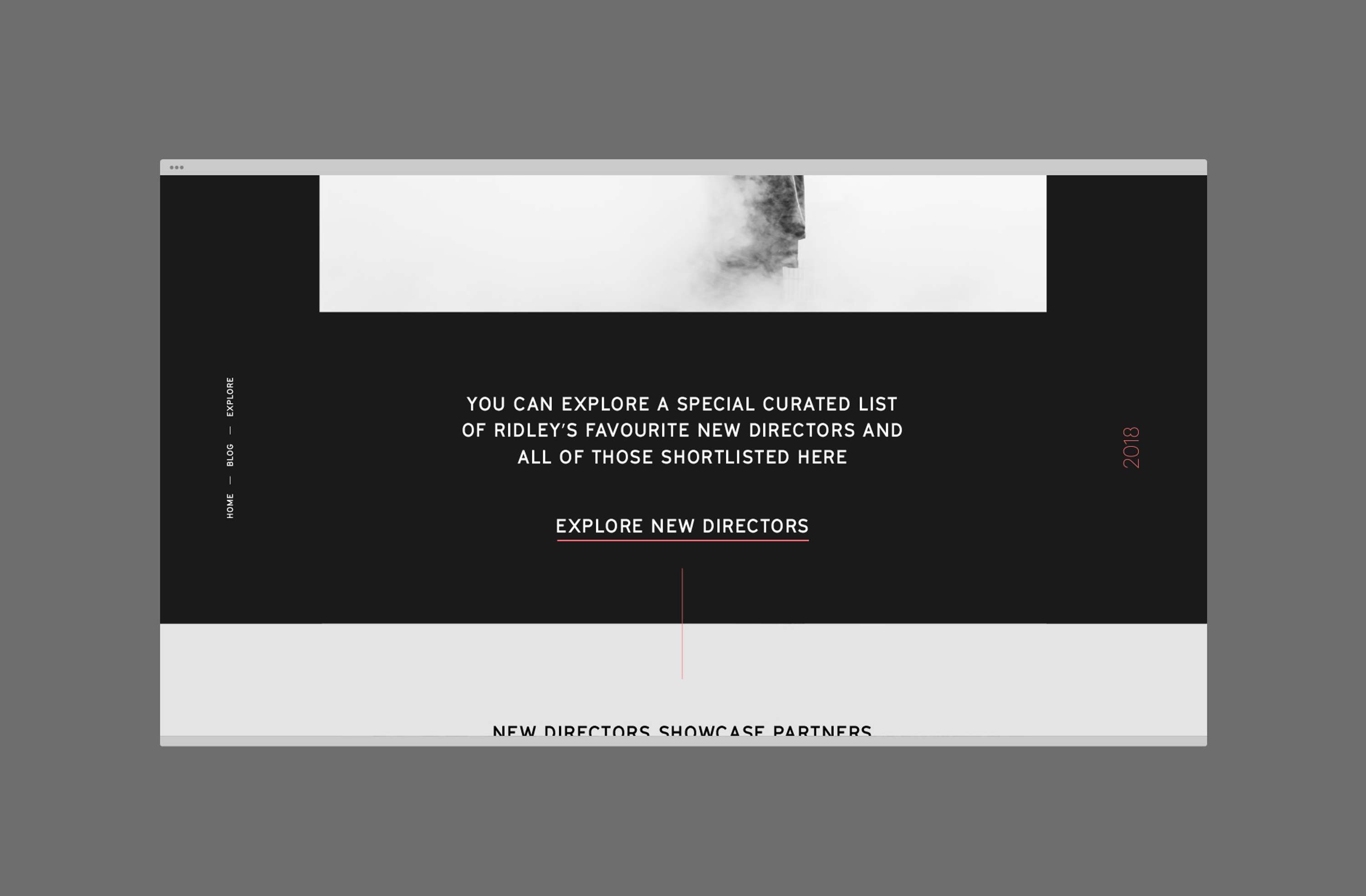 The New Directors Showcase Microsite by Tristan Palmer