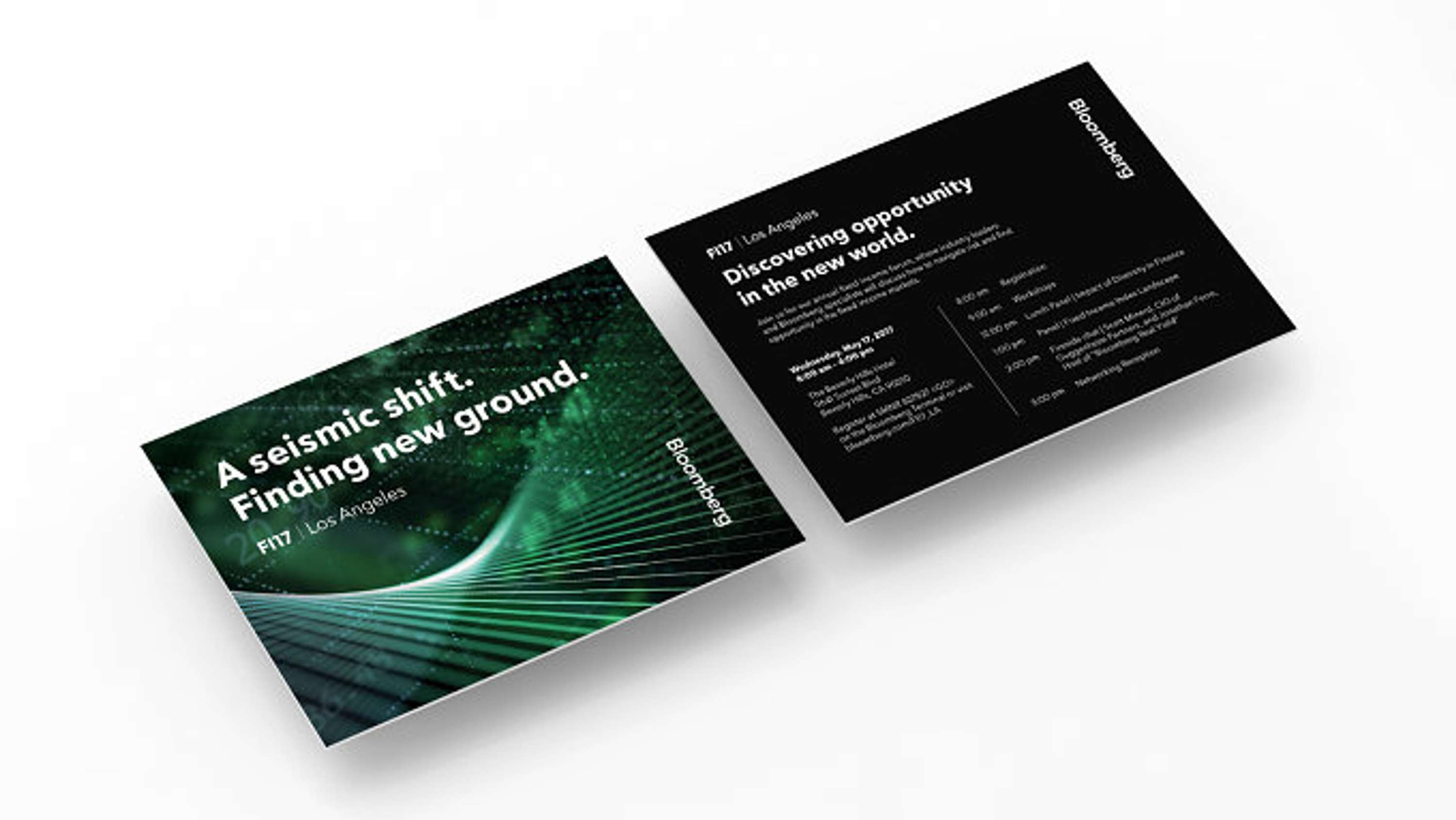Data dimensionalised. by Bloomberg Studio