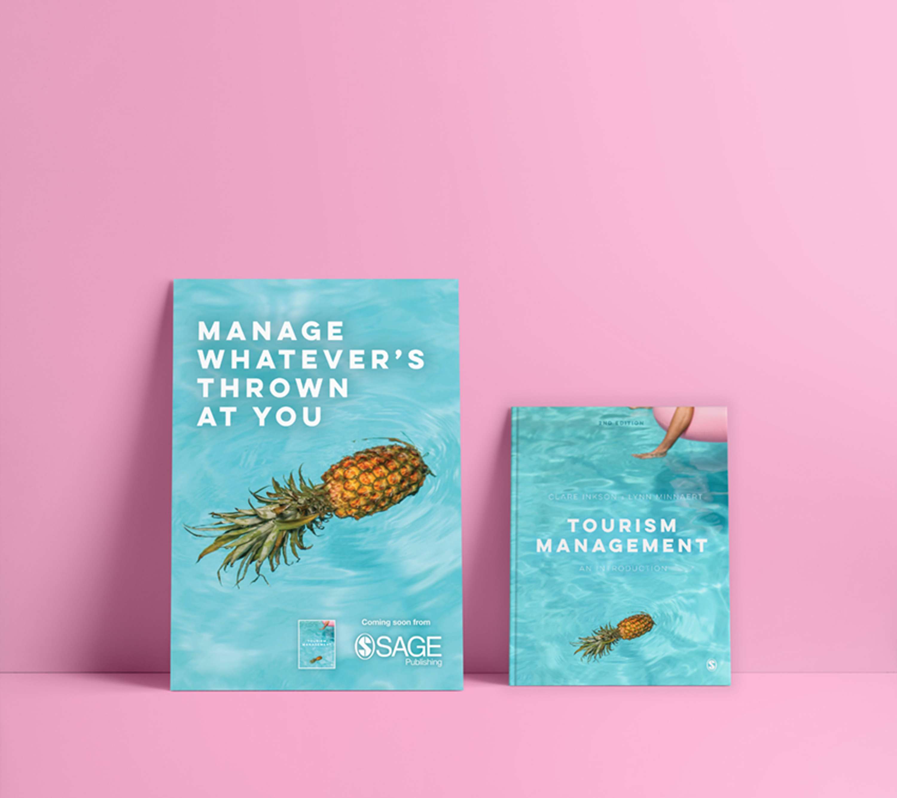 'Manage Whatever's Thrown at You' - multi-channel campaign and book jacket design by Francis Kenney