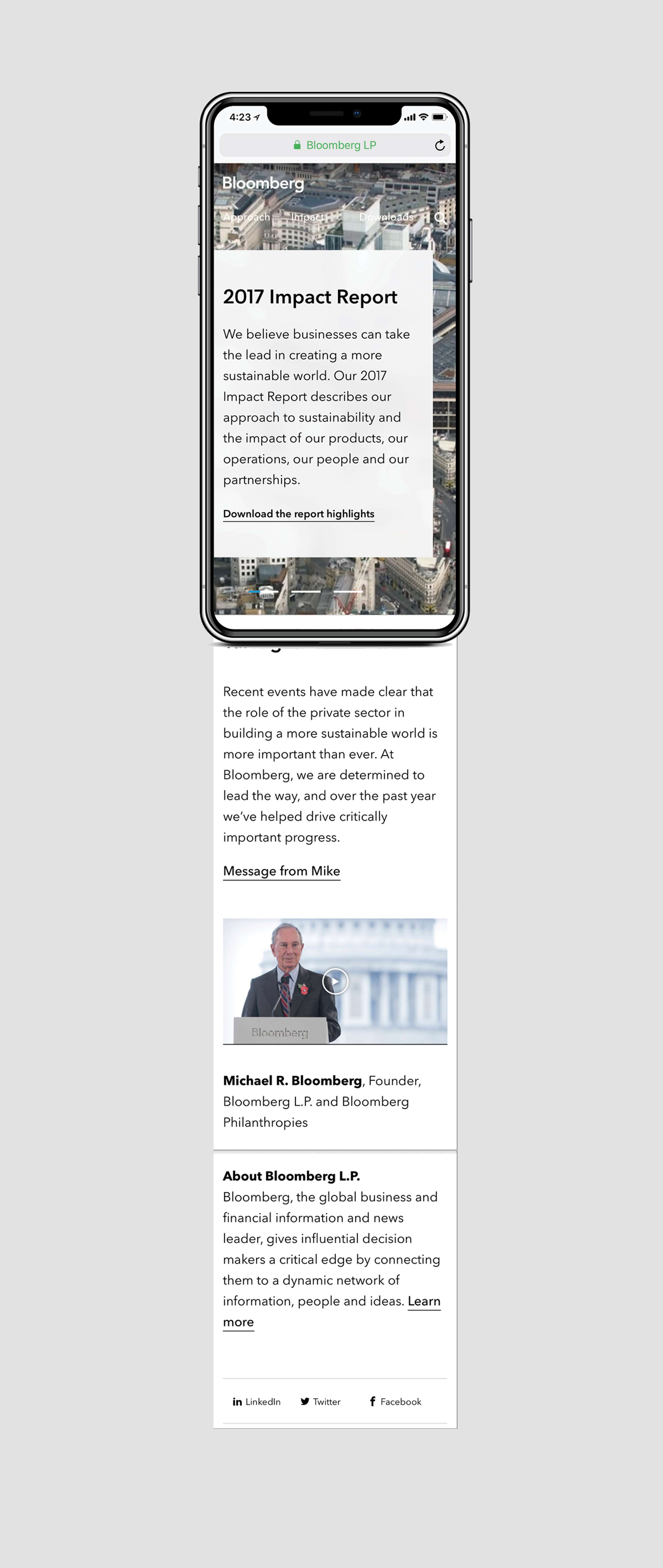 Every action adds up. by Bloomberg Studio