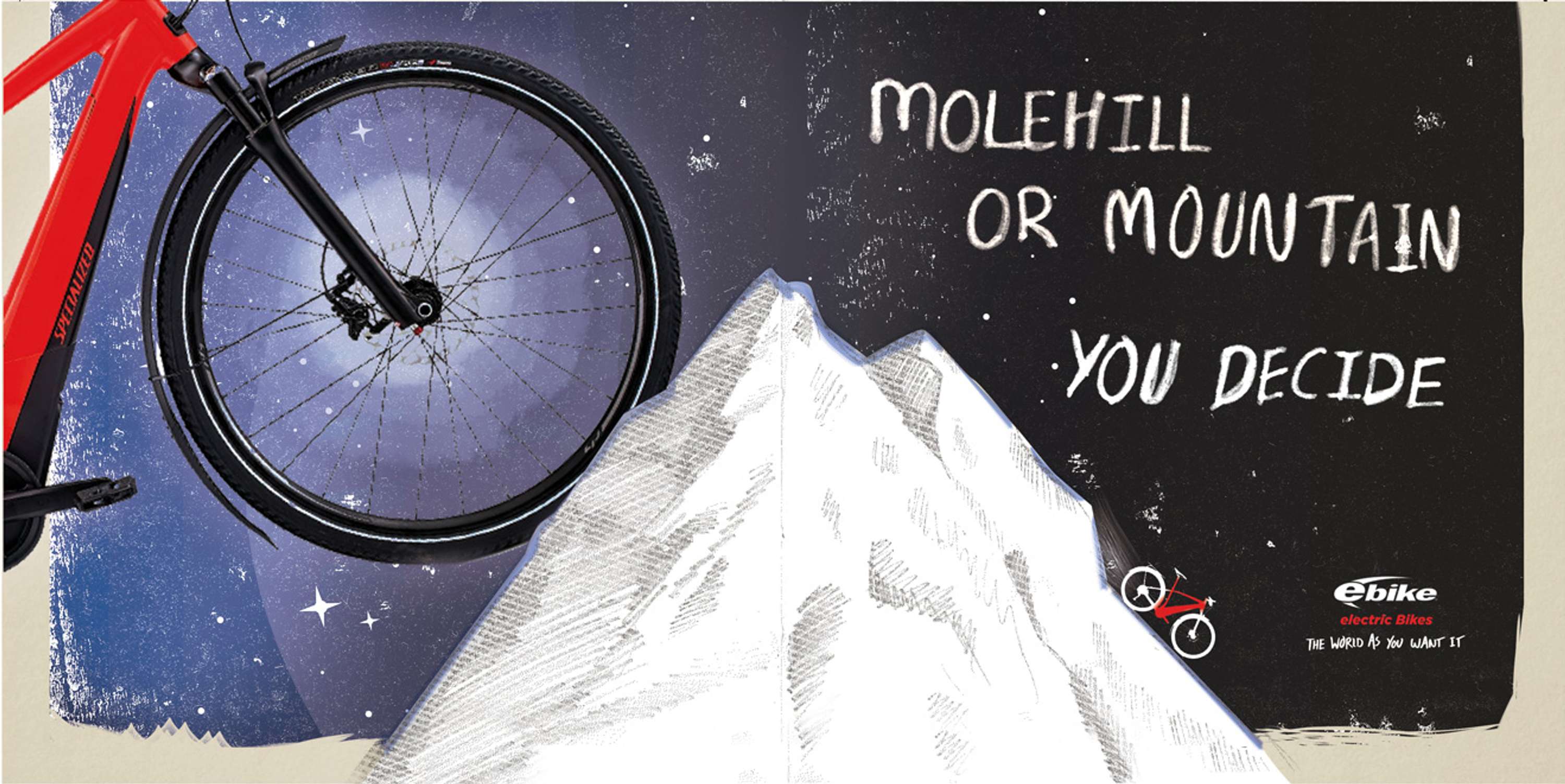 EBikes - Flatten your world by Megan Egan