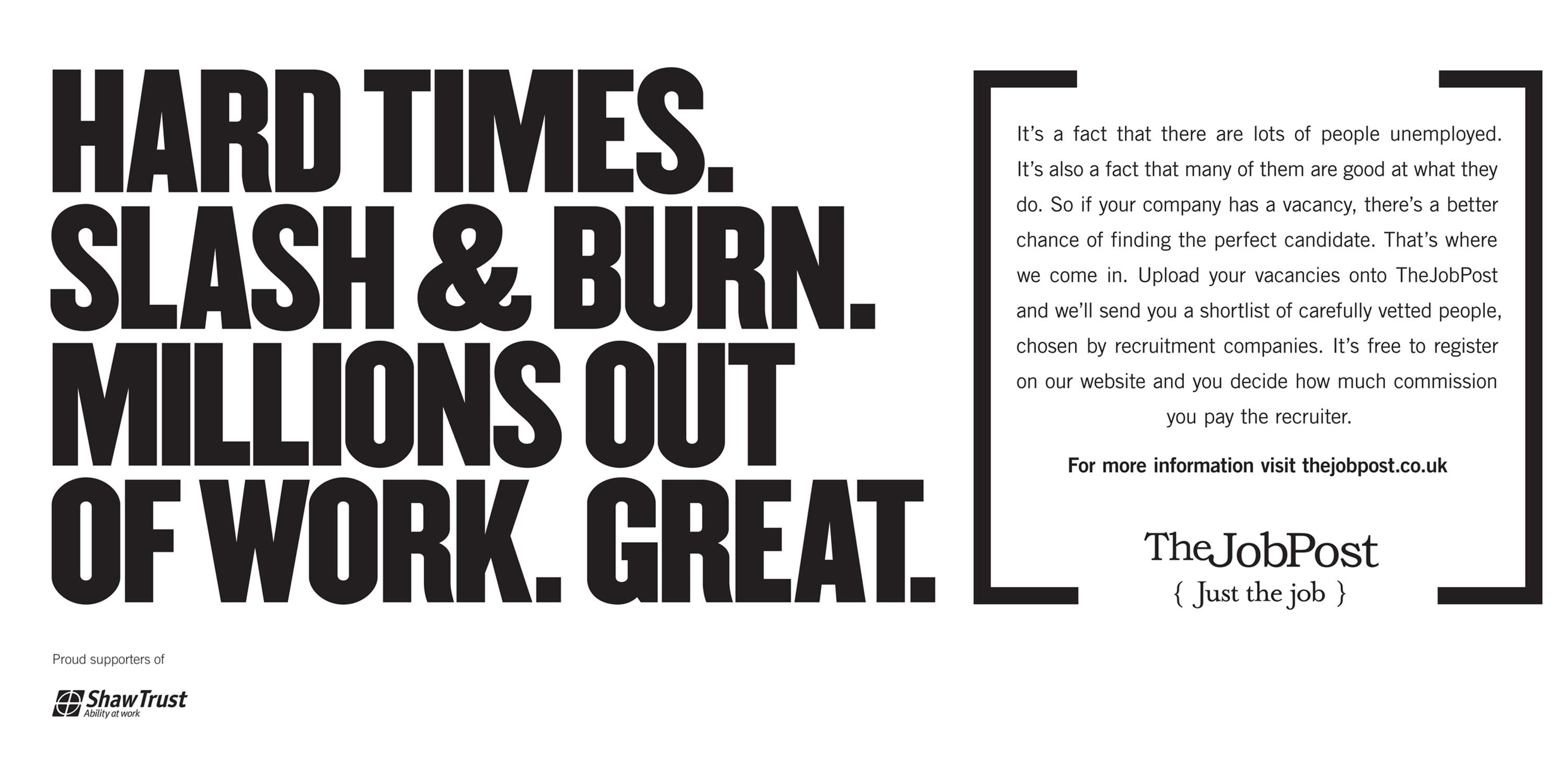 TheJobPost: Just the Job by Peter Higgins