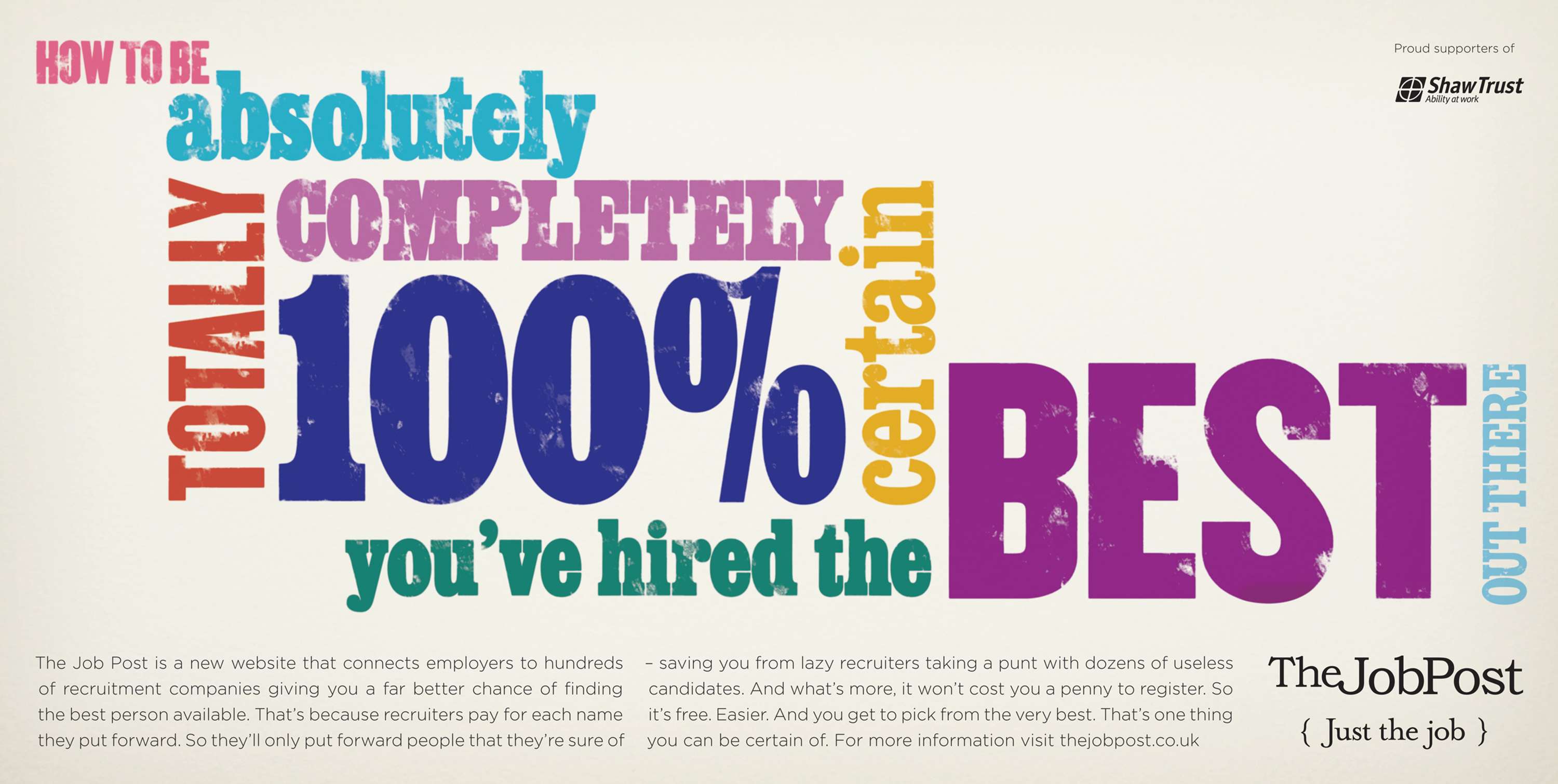 TheJobPost: Just the Job by Peter Higgins