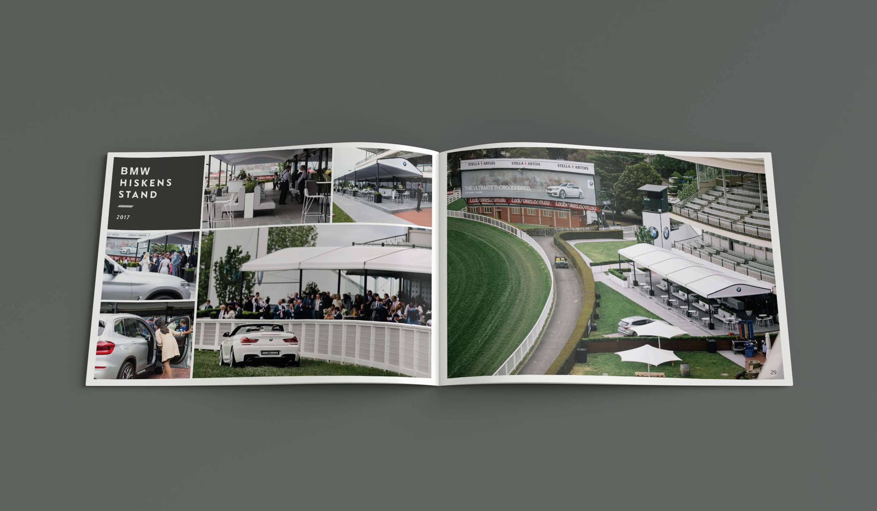 Melbourne Racing Club - proposal & reports design,  marketing graphics, event graphics by Vanessa Reynolds