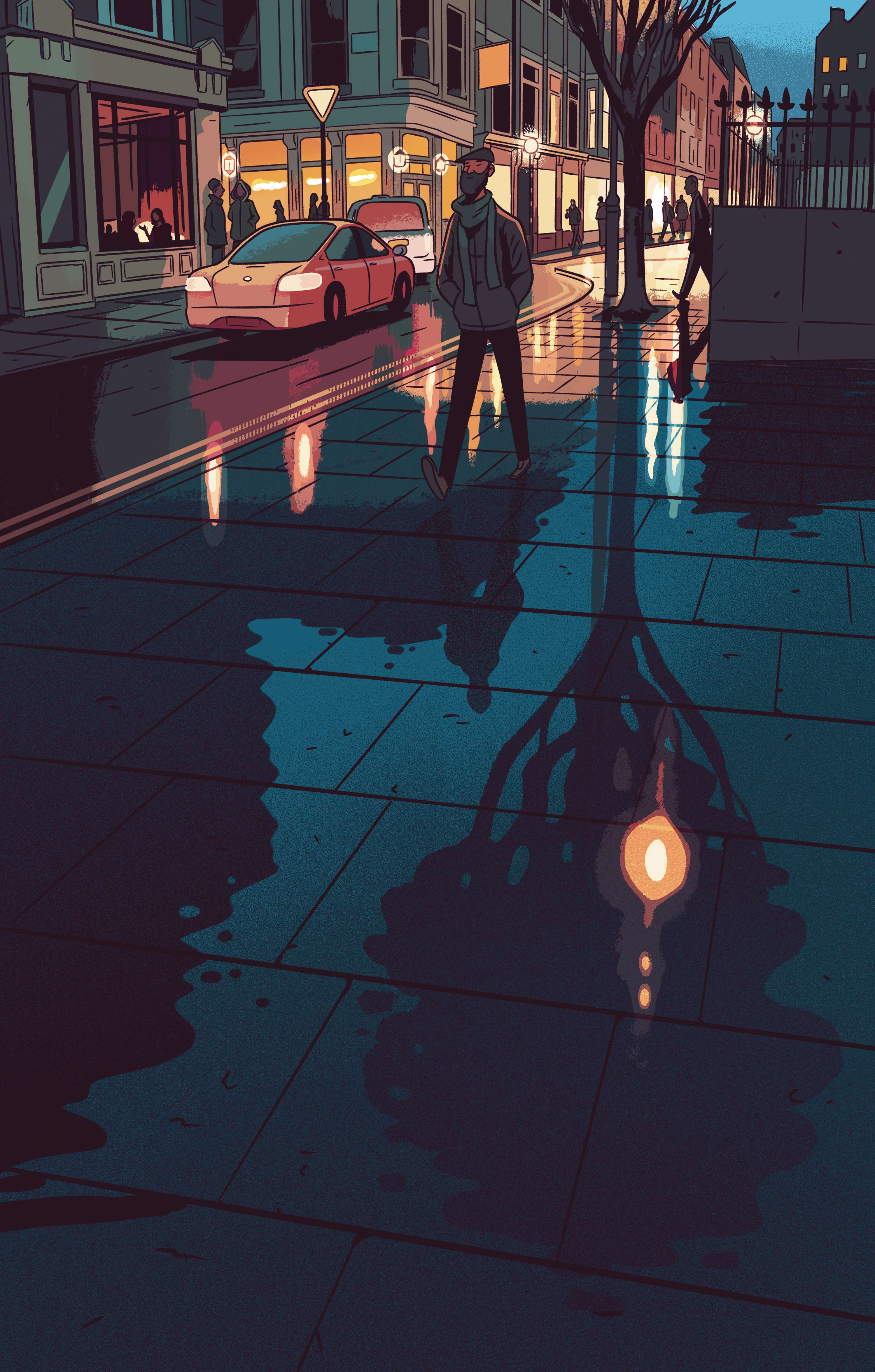 Rainy Night In London by Steve Scott