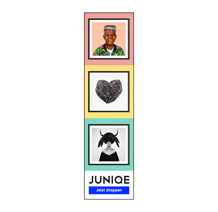 JUNIQE - Display Marketing by Charlotte Elise Brewin