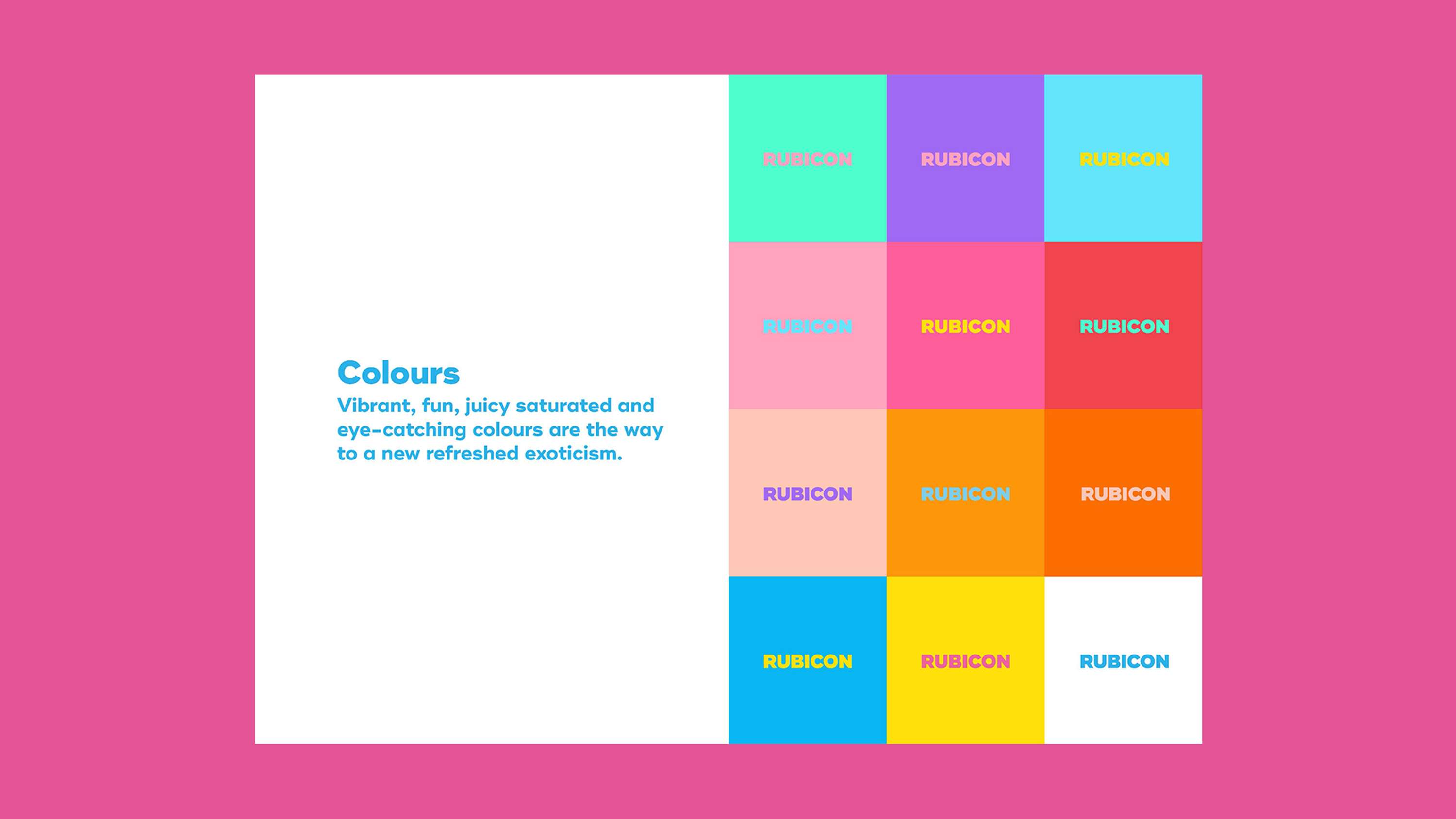 Rubicon - Brand Art Direction refresh by Jessica Ardizzone